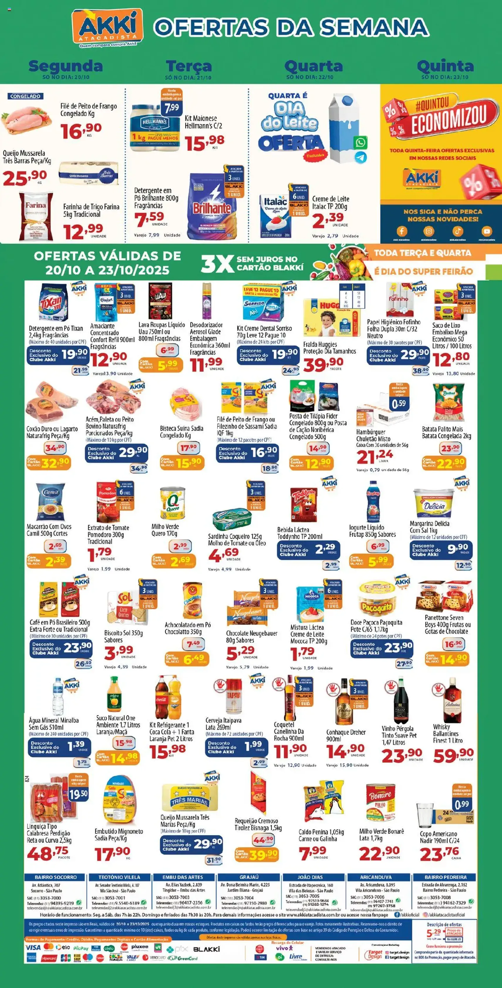 Akki Atacadista - Ofertas da semana - folheto válido a partir de 20/10/2025 página 1 de 1