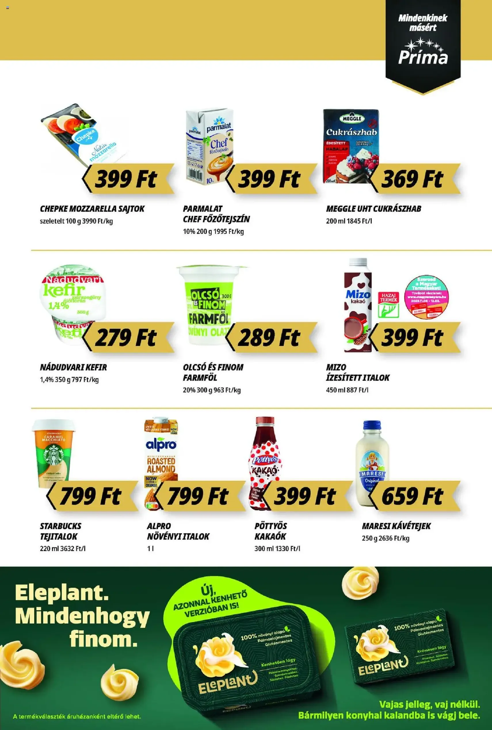 CBA Príma Akciós újság - 2025.11.13. érvényes szórólap 3 oldal 16 oldalból