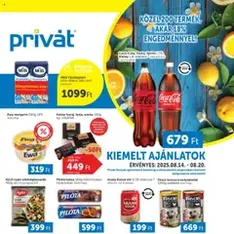 PRIVÁT Akciós újság - szórólap előnézete érvényes 2025.08.14. -tól