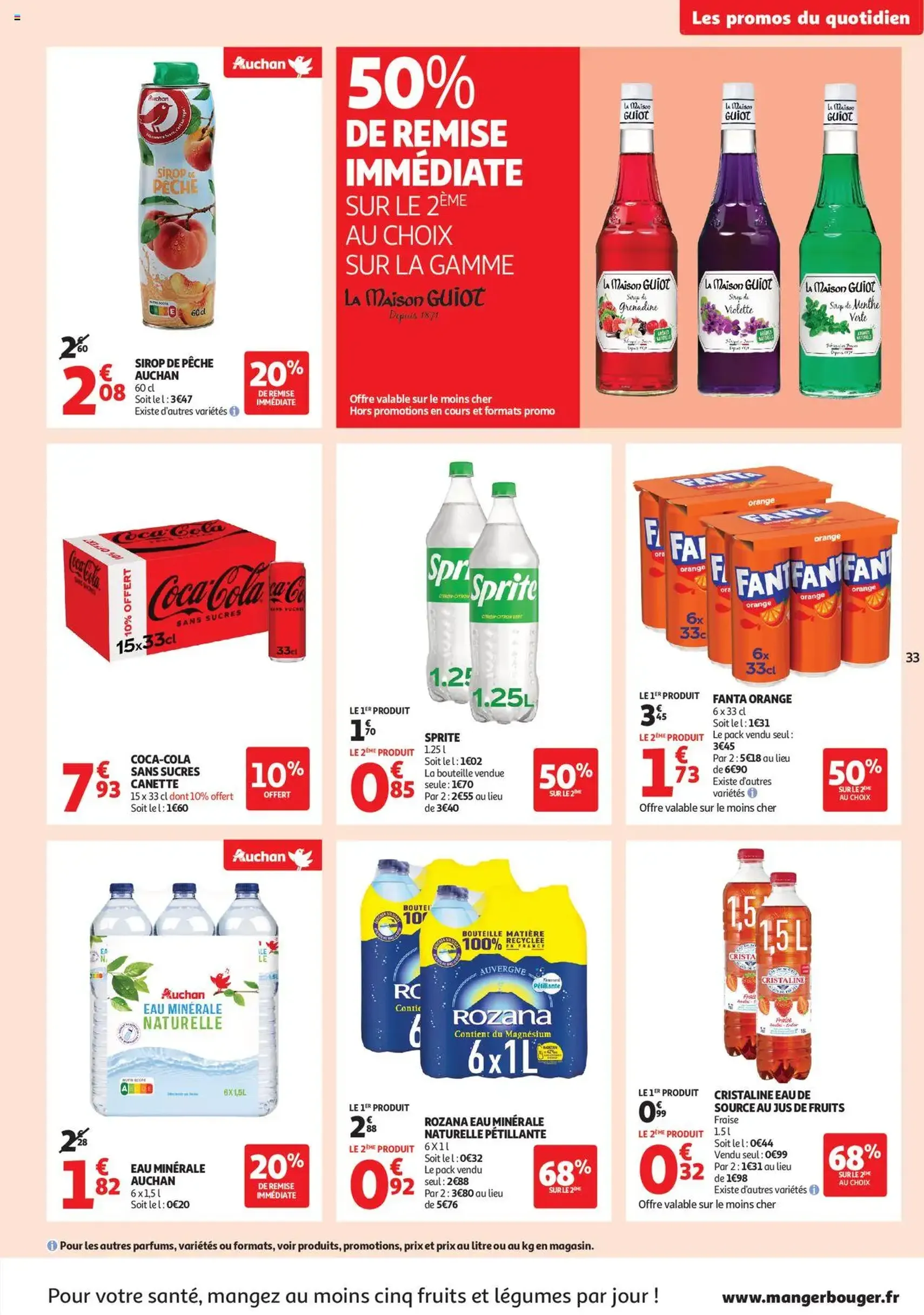 Auchan prospectus - brochure valable à partir du 16/07/2025, page 33 sur 58 Auchan prospectus - brochure valable à partir du 16/07/2025, page 33 sur 58
