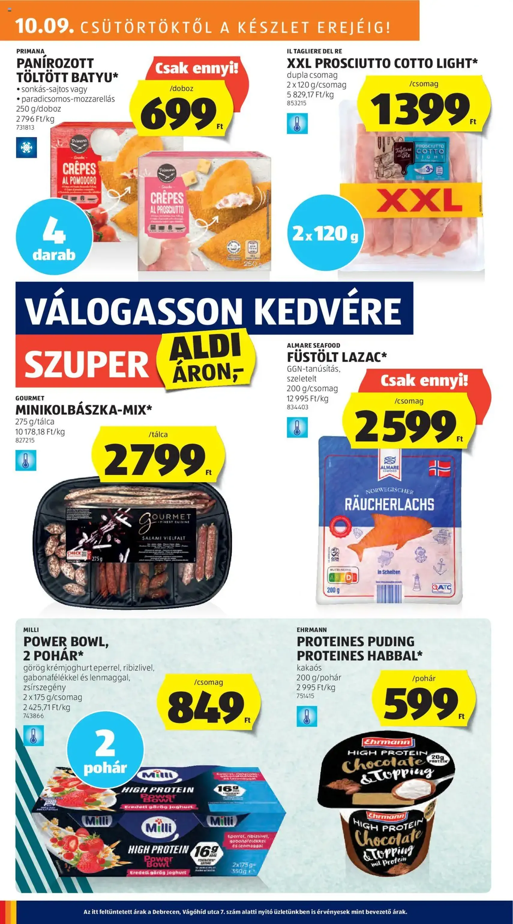 Aldi Akciós újság - 2025.10.09. érvényes szórólap 16 oldal 48 oldalból Aldi Akciós újság - 2025.10.09. érvényes szórólap 16 oldal 48 oldalból