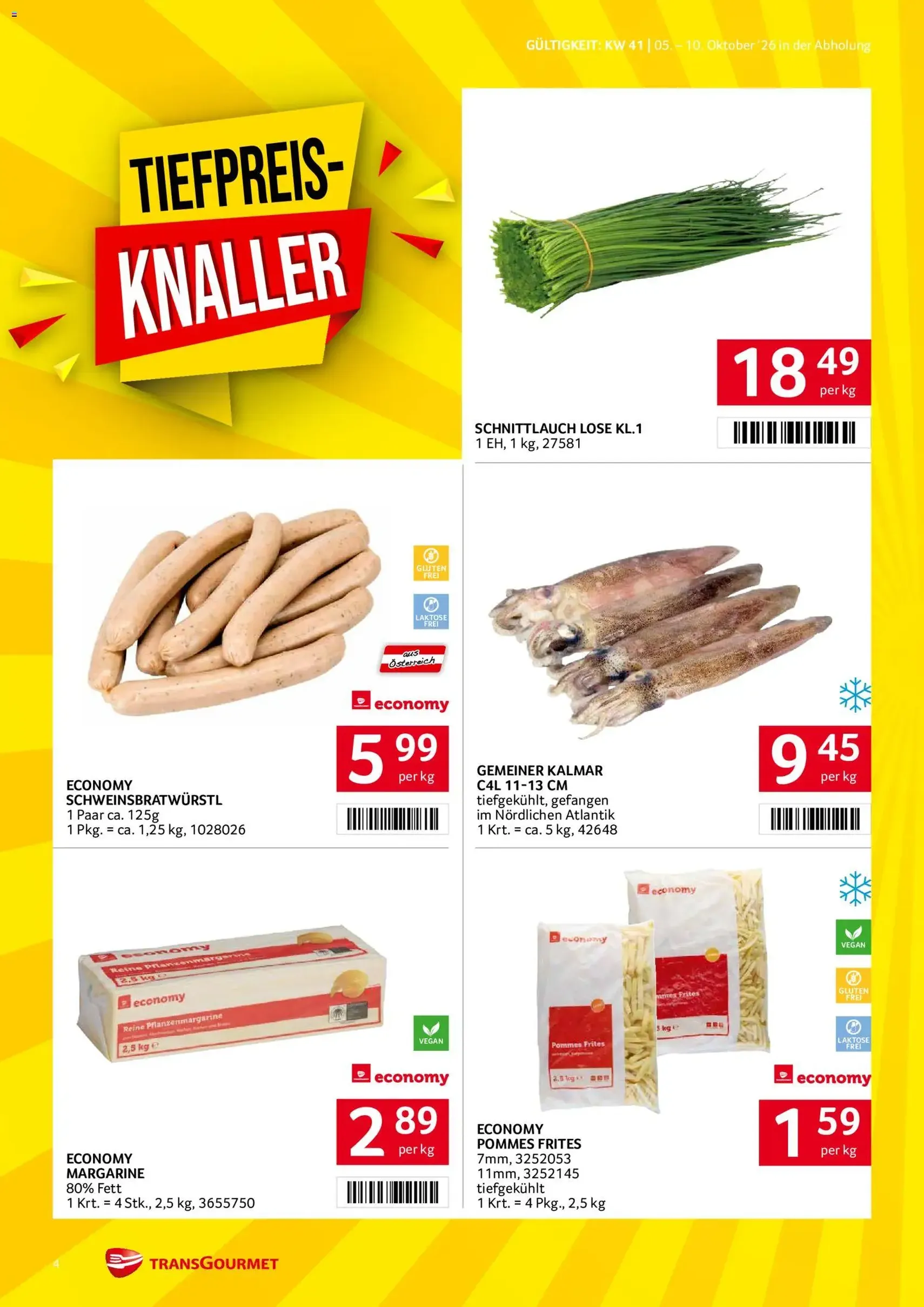 Transgourmet Flugblatt - Gültiger Prospekt ab 05.10.2026, Seite 4 von insgesamt 28