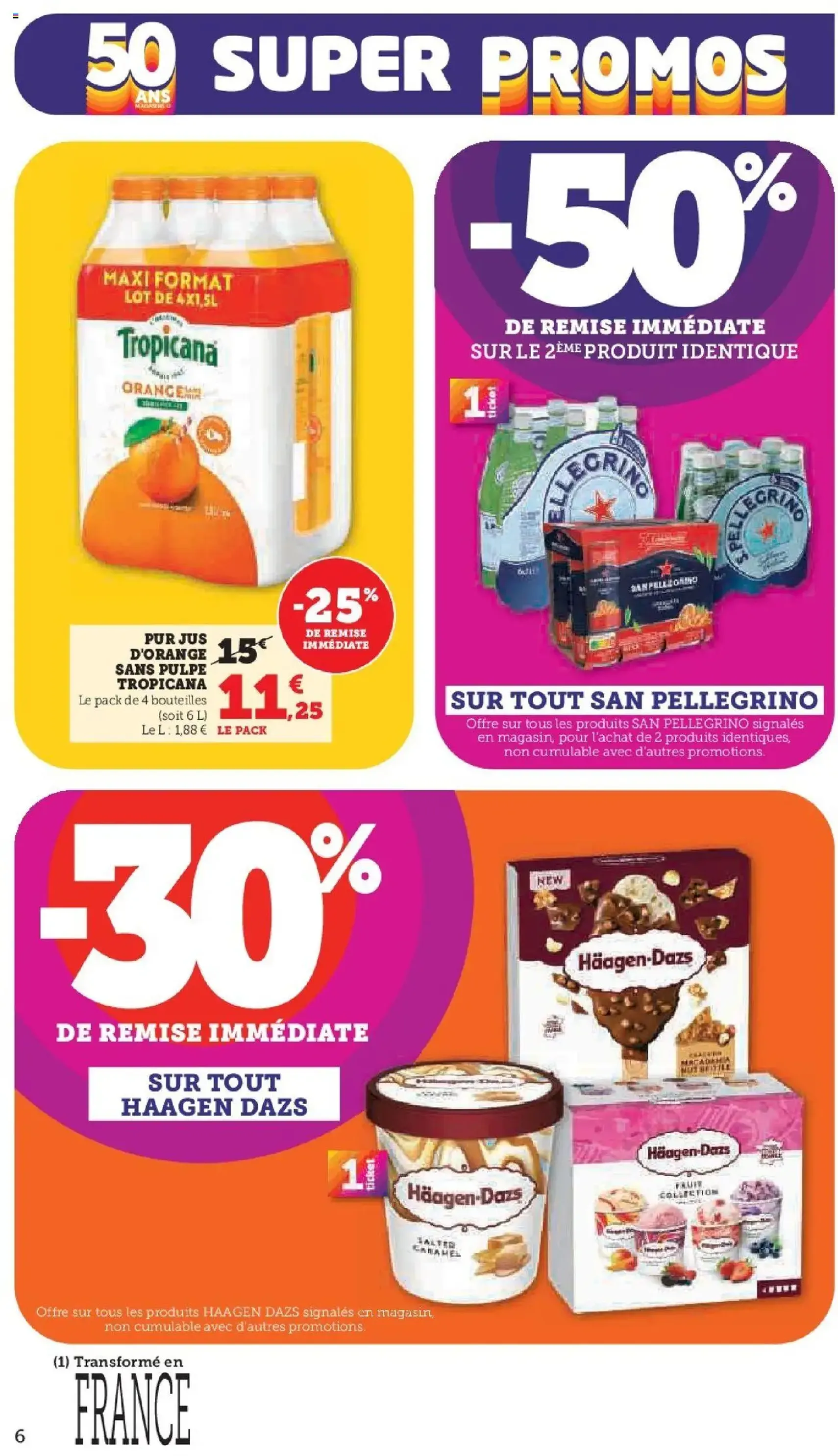 U Express catalogue 50 ans Magasins U - brochure valable à partir du 16/09/2025, page 6 sur 32
