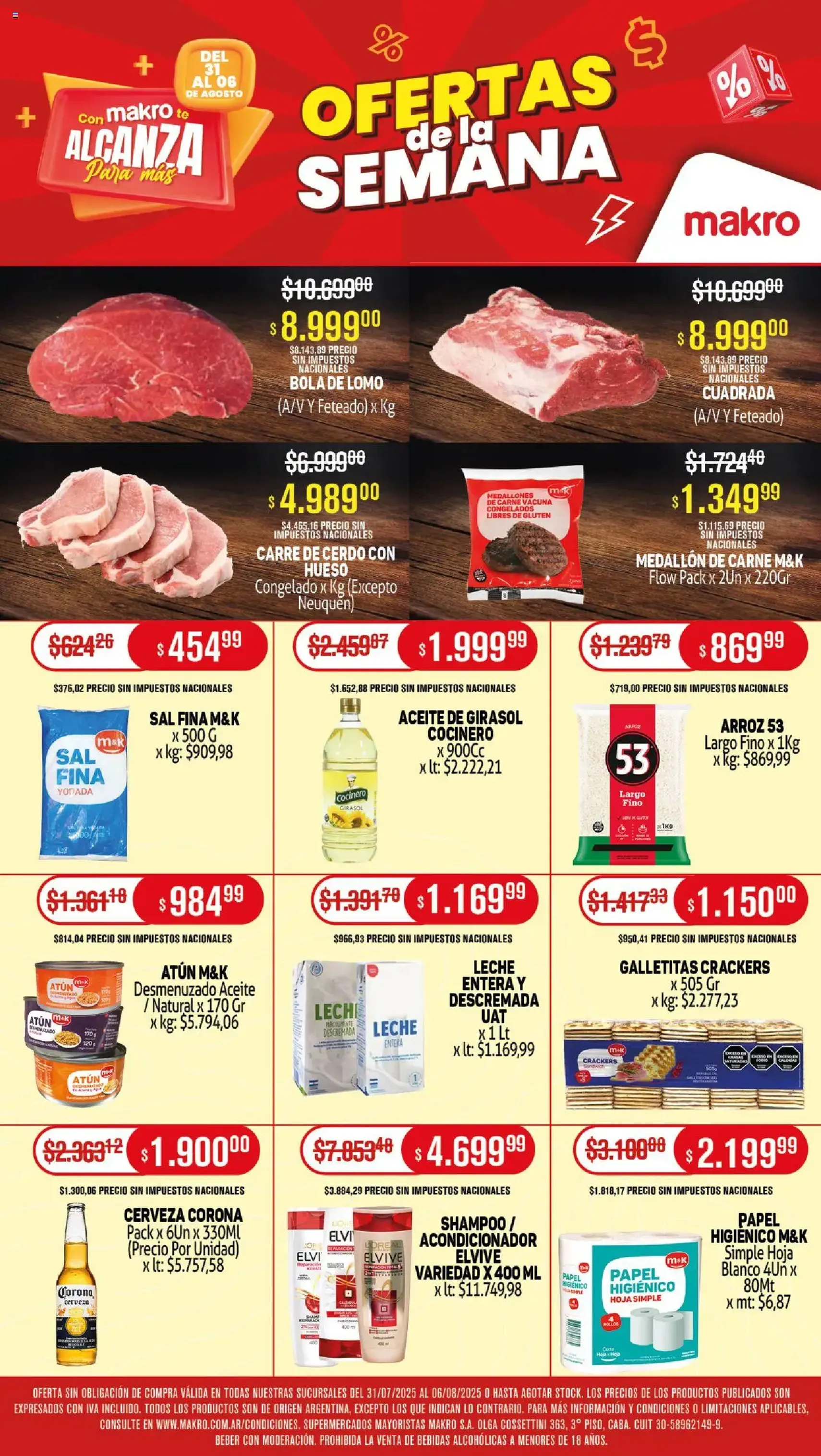 Makro ofertas - folleto válido desde 31/07/2025 página 1 de 19 Makro ofertas - folleto válido desde 31/07/2025 página 1 de 19