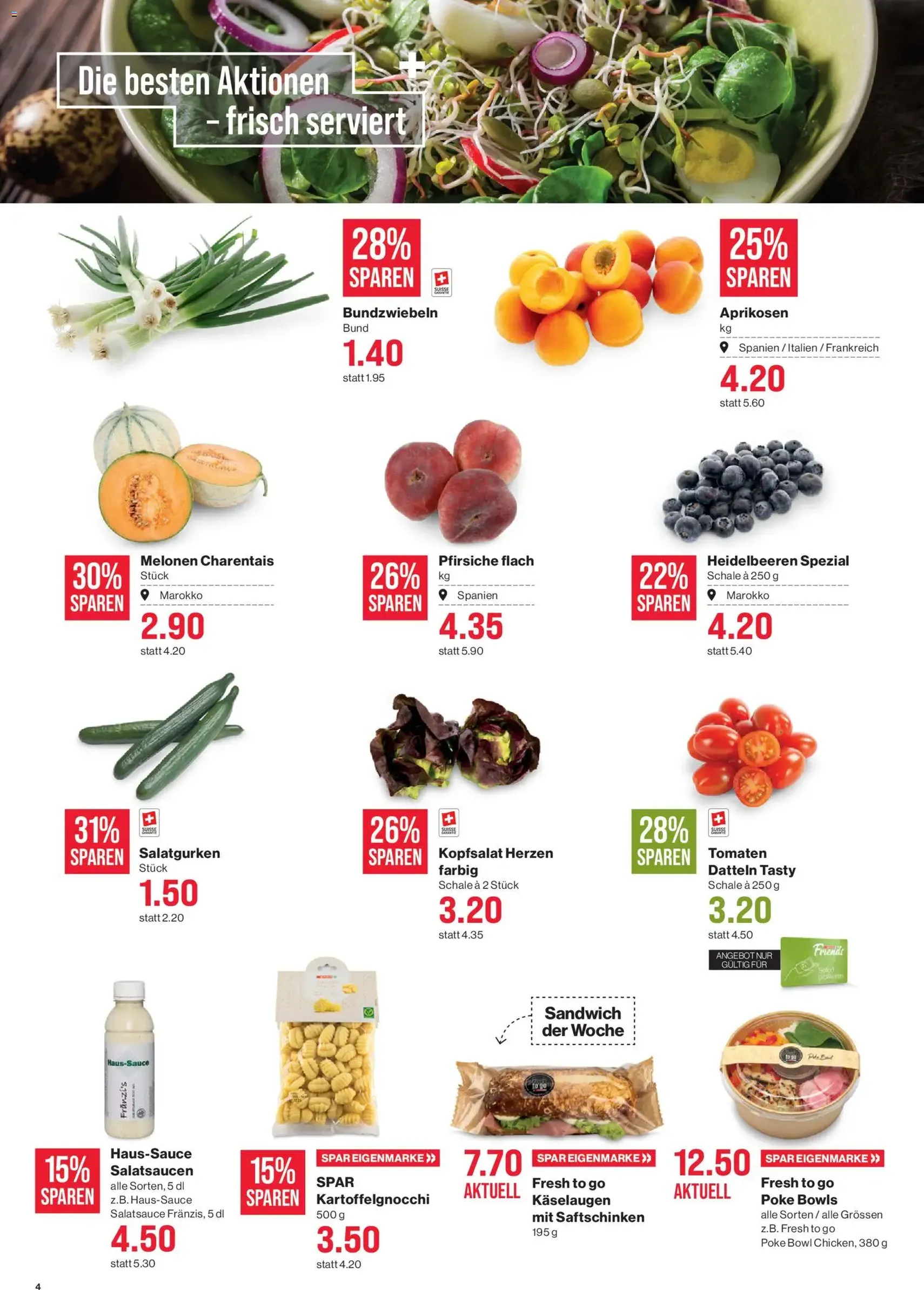 SPAR aktionen - Gültiger Prospekt ab 04.06.2026, Seite 4 von insgesamt 18