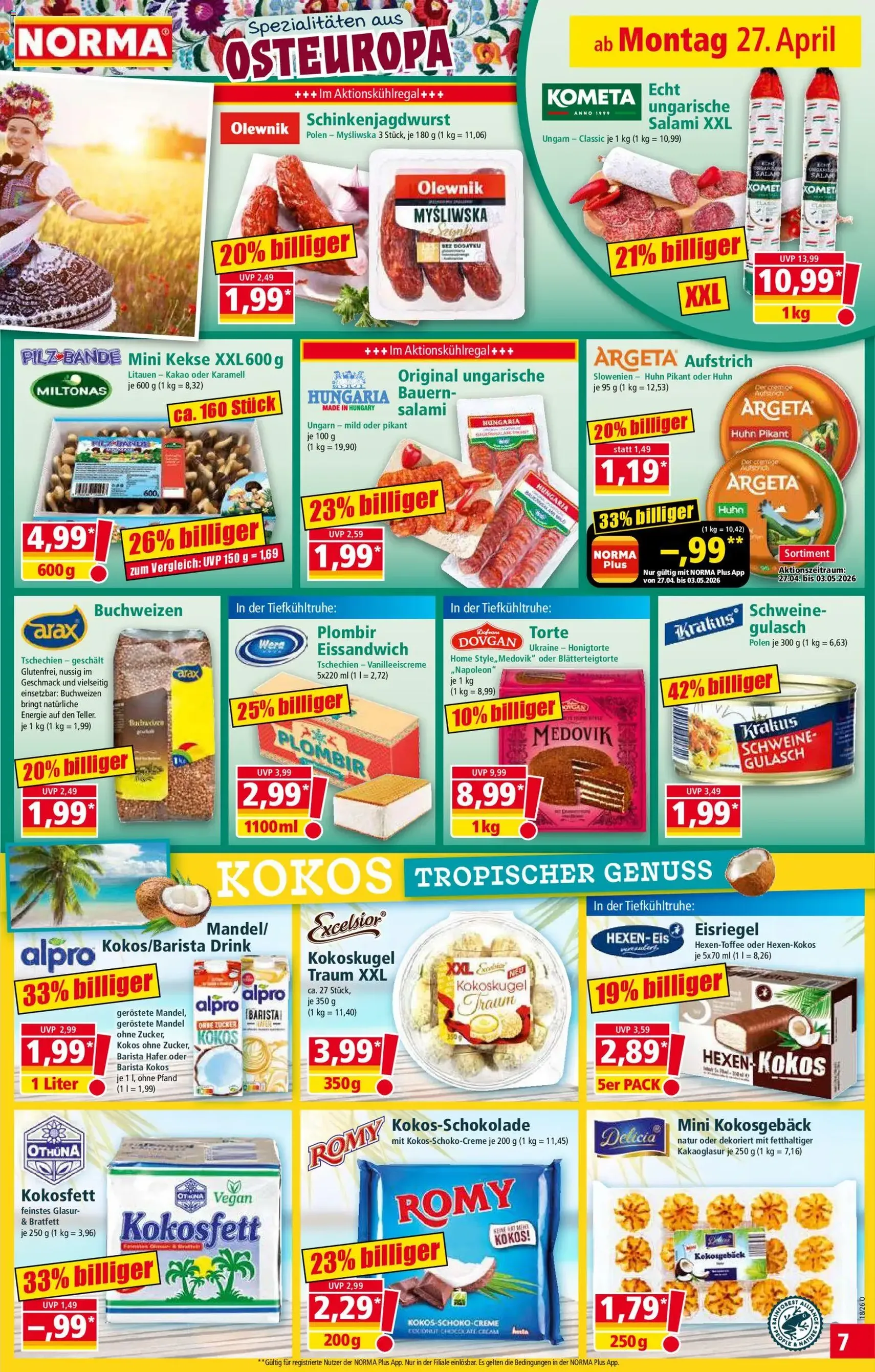 Norma Prospekt - Gültiger Prospekt ab 27.04.2026, Seite 7 von insgesamt 19