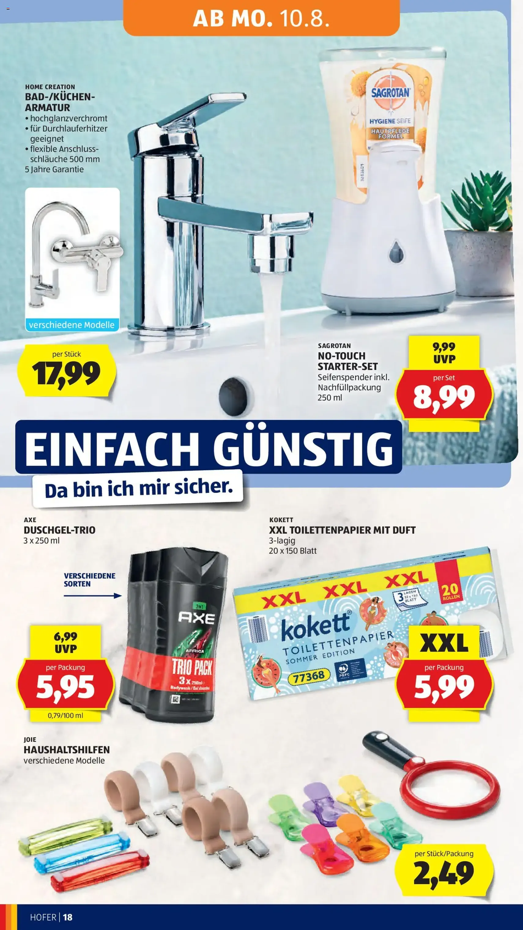 Hofer Flugblatt - Gültiger Prospekt ab 07.08.2026, Seite 32 von insgesamt 47