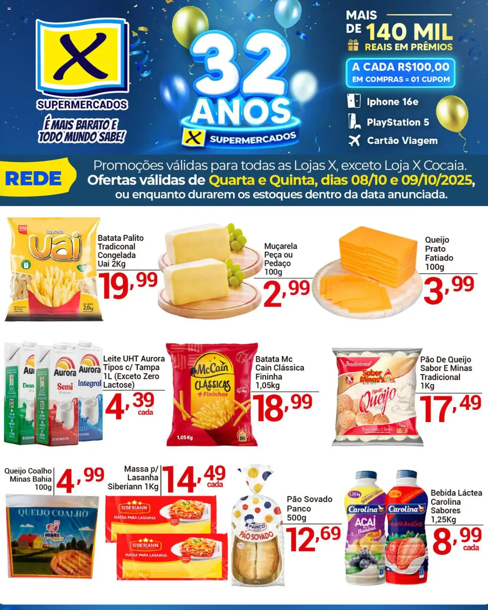 X Supermercados - Ofertas da semana - folheto válido a partir de 08/10/2025 página 2 de 3