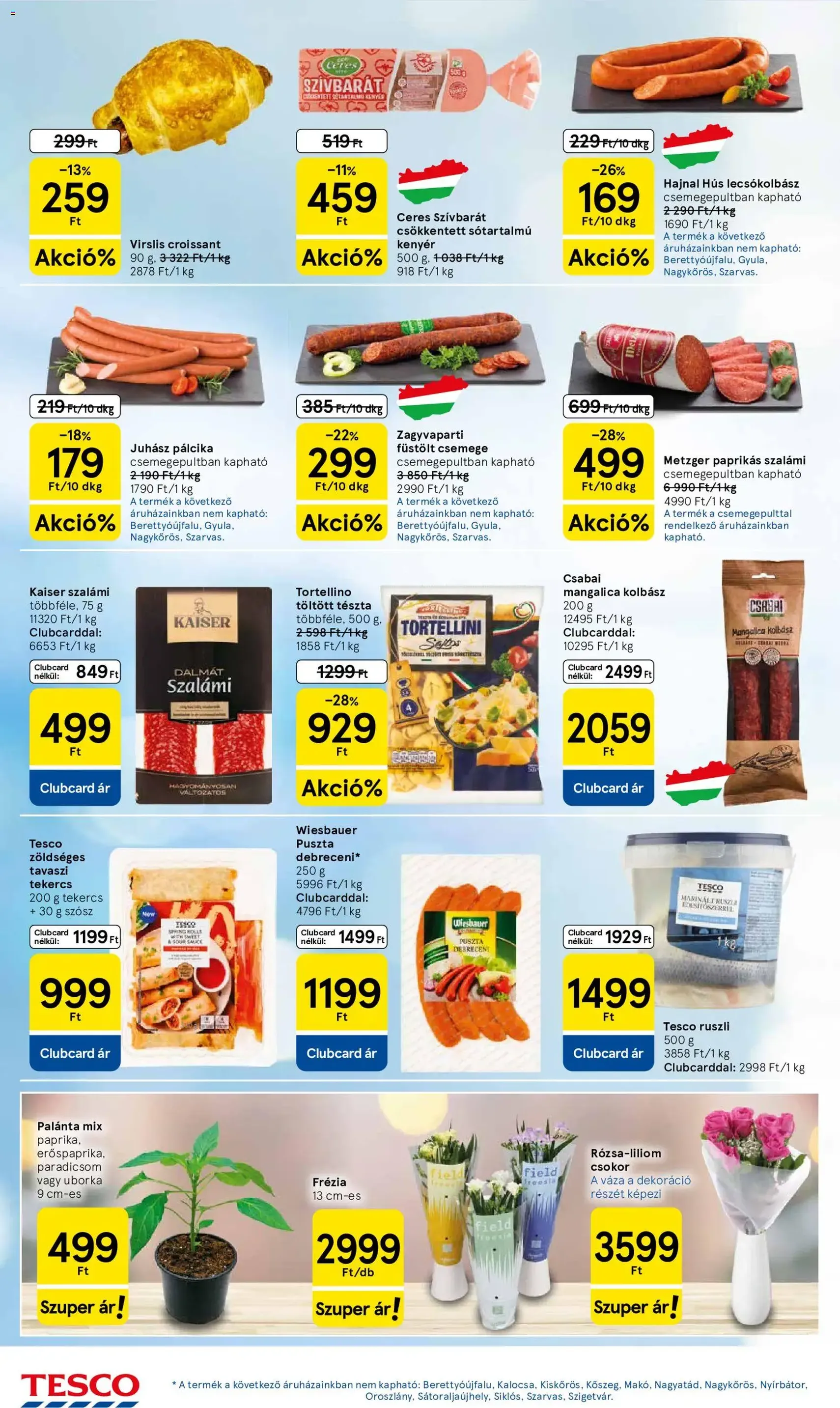 Tesco aktuális akciós újság - 2026.05.07. érvényes szórólap 4 oldal 36 oldalból