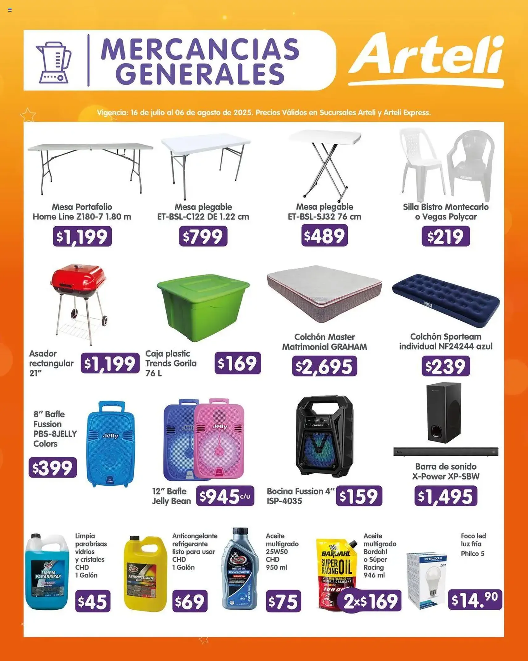 Arteli - Folleto de aniversario - folleto válido desde 16/07/2025 página 15 de 18 Arteli - Folleto de aniversario - folleto válido desde 16/07/2025 página 15 de 18