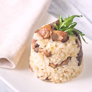 Recipe preview Creamy mushroom risotto