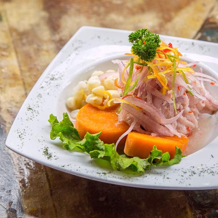Ceviche peruano a domicilio