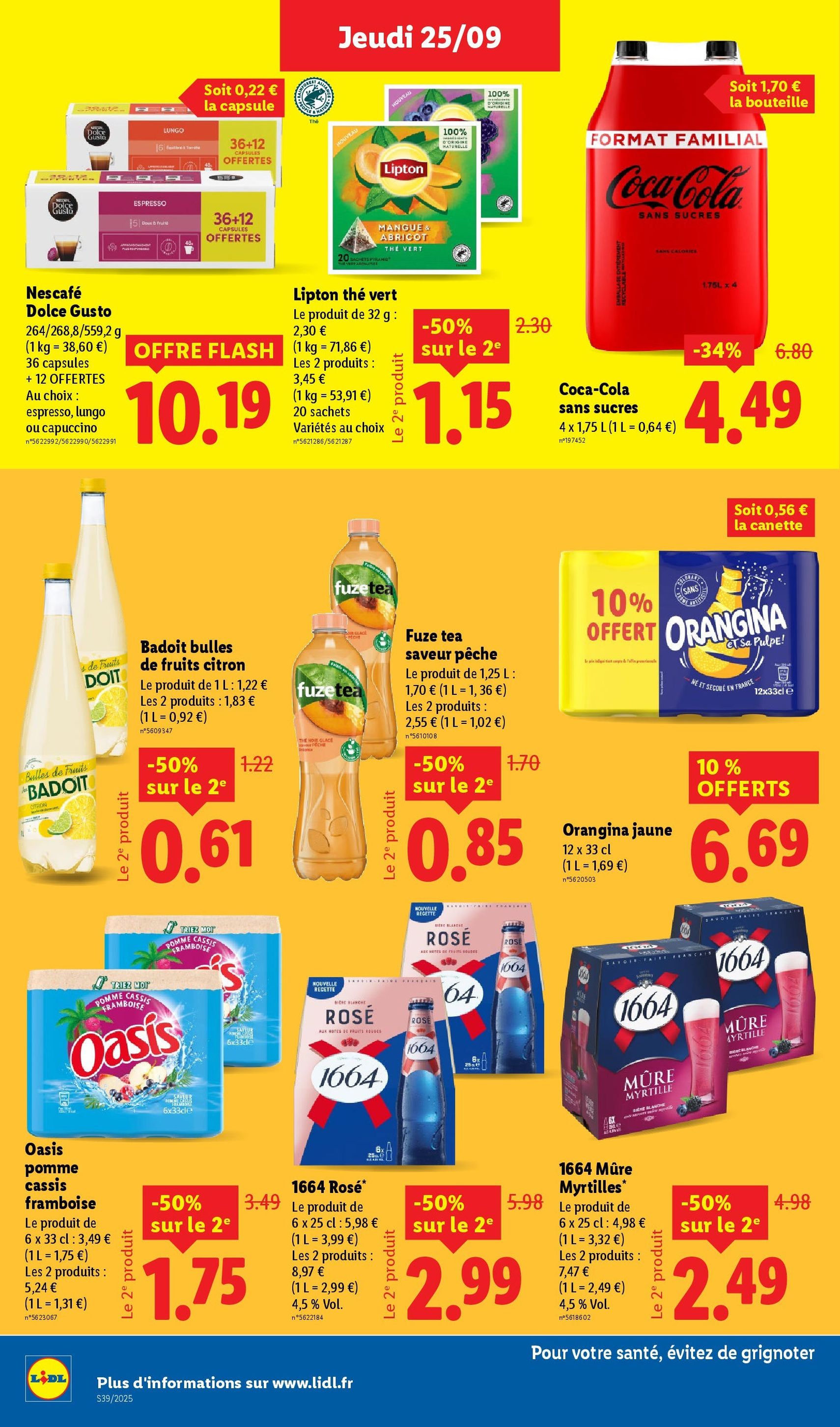 LIDL catalogue semaine 39 - brochure valable à partir du 25/09/2025, page 16 sur 73