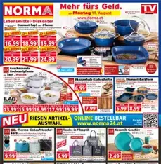 Norma Flugblatt - Prospekt Vorschau gültig ab 11.08.2025