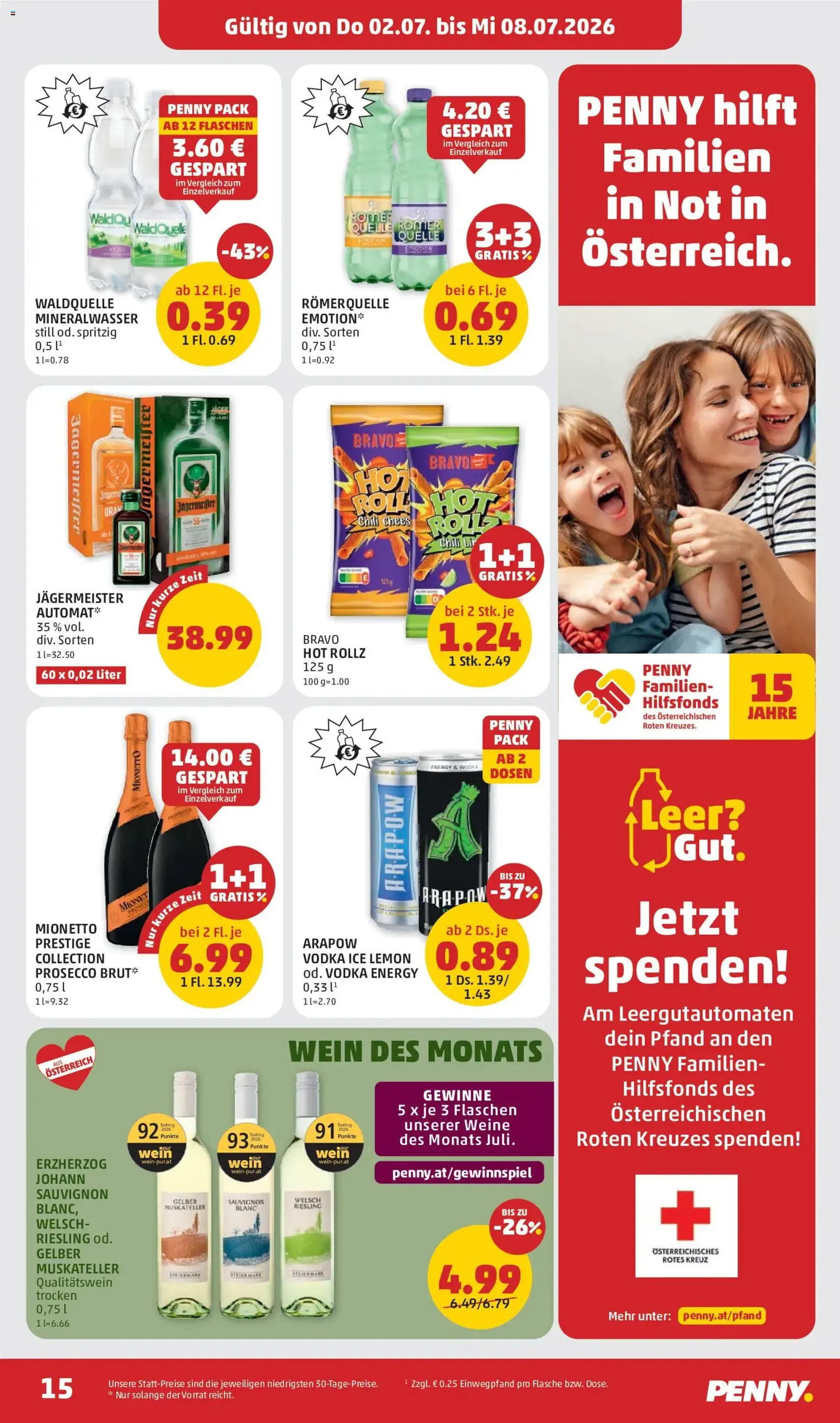 Penny Markt Flugblatt - Gültiger Prospekt ab 02.07.2026, Seite 15 von insgesamt 28