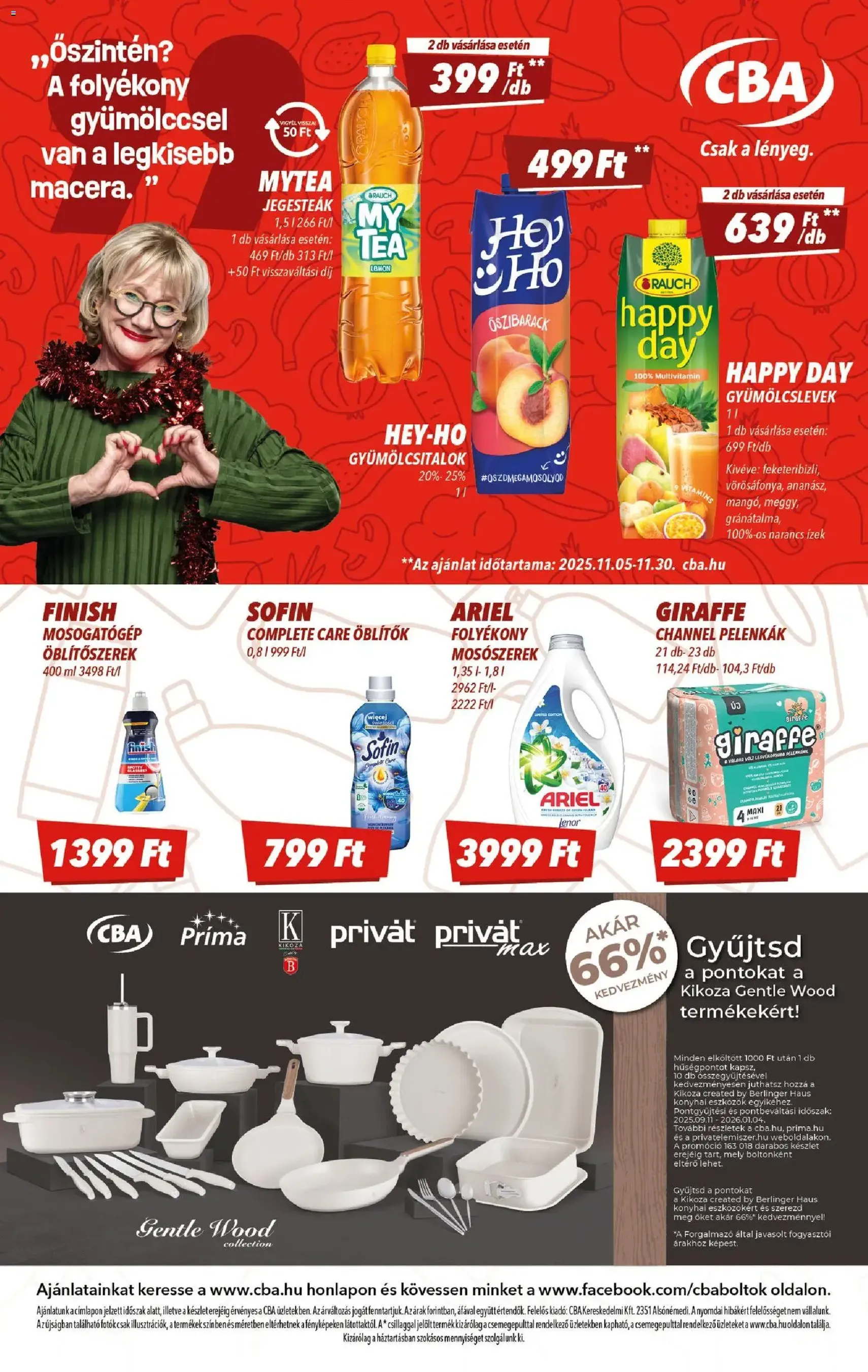 CBA Akciós újság - 2025.11.20. érvényes szórólap 8 oldal 8 oldalból