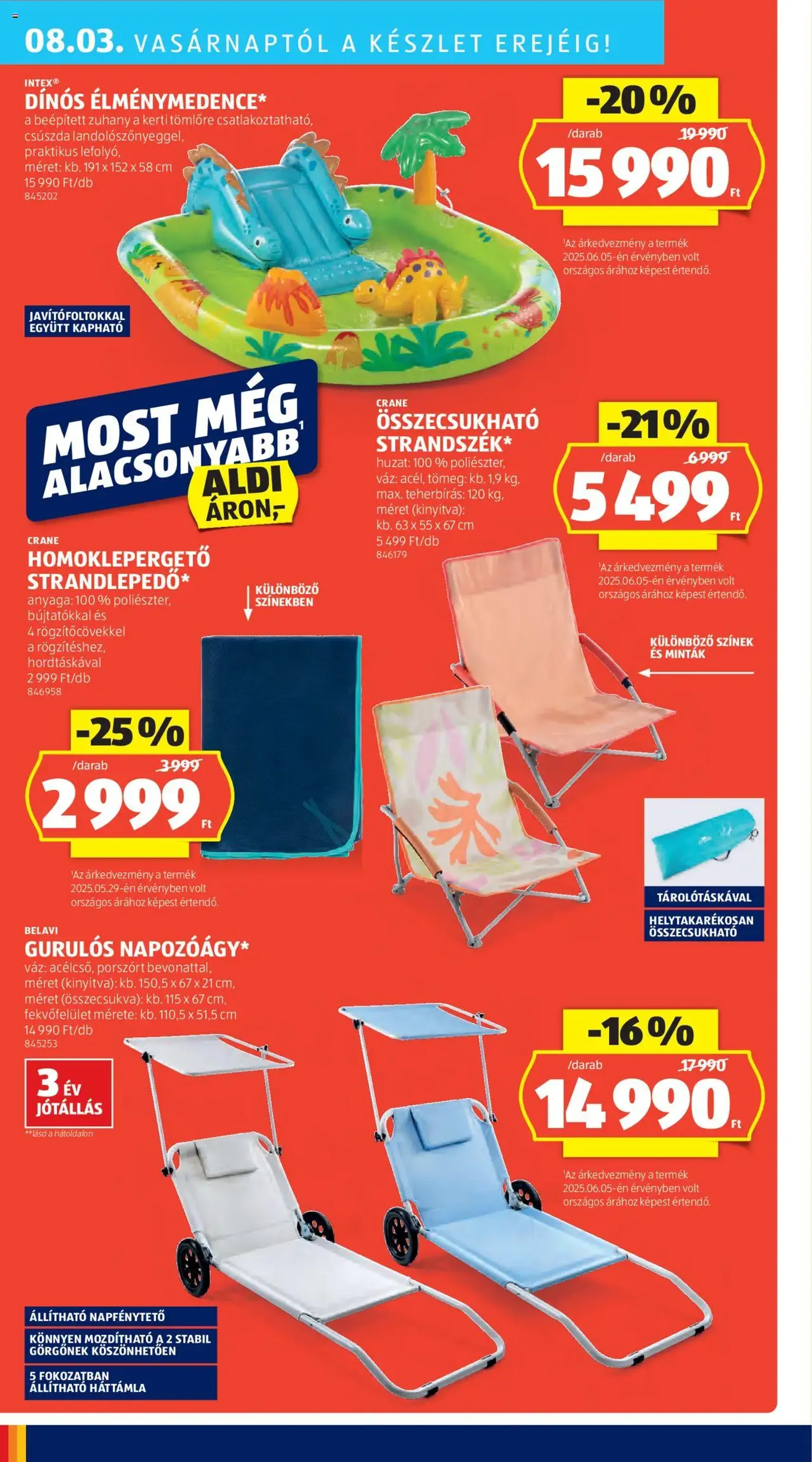 Aldi Akciós újság - 2025.07.31. érvényes szórólap 48 oldal 54 oldalból Aldi Akciós újság - 2025.07.31. érvényes szórólap 48 oldal 54 oldalból