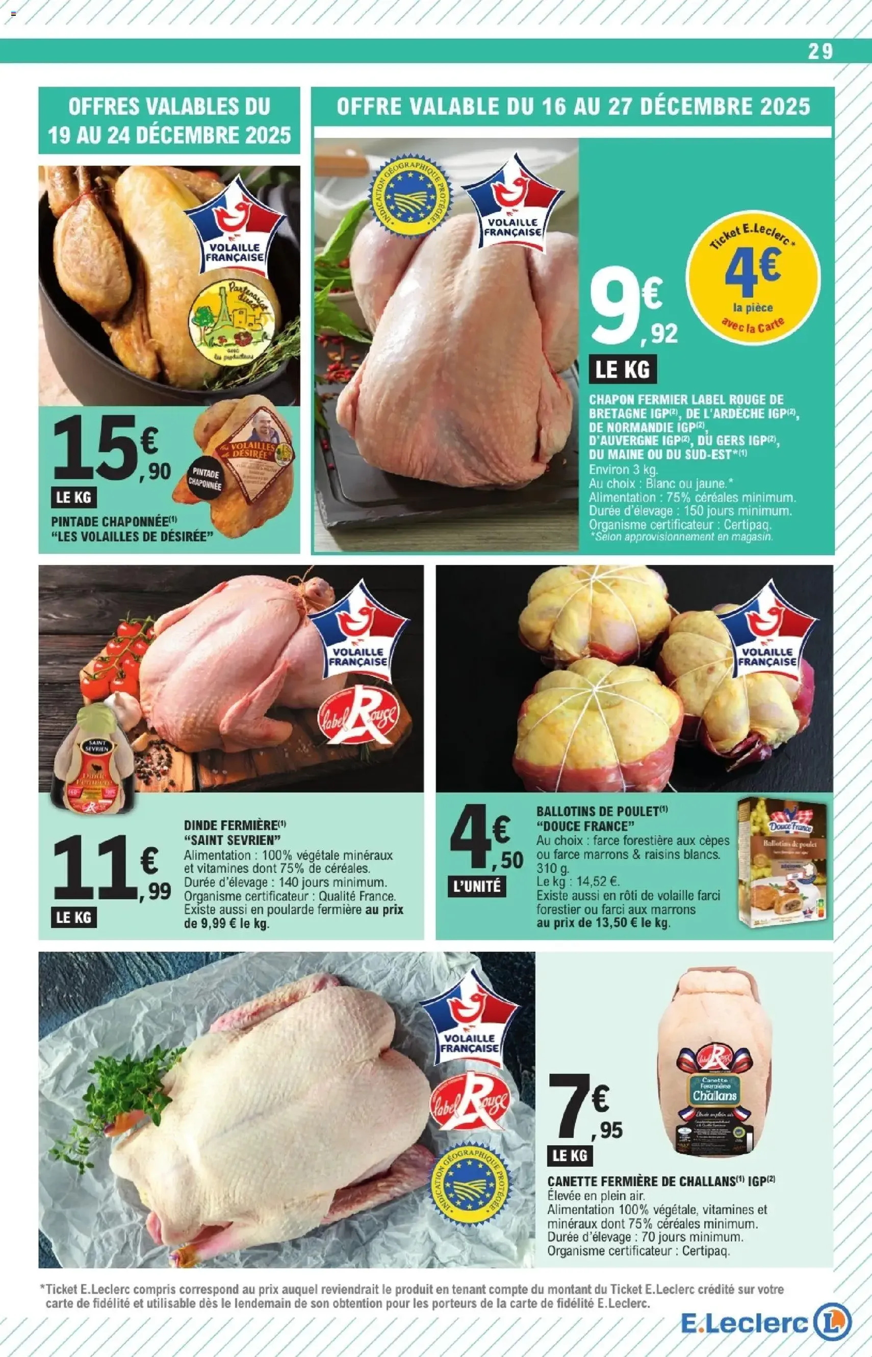 E.Leclerc catalogue semaine 51 - brochure valable à partir du 16/12/2025, page 29 sur 64