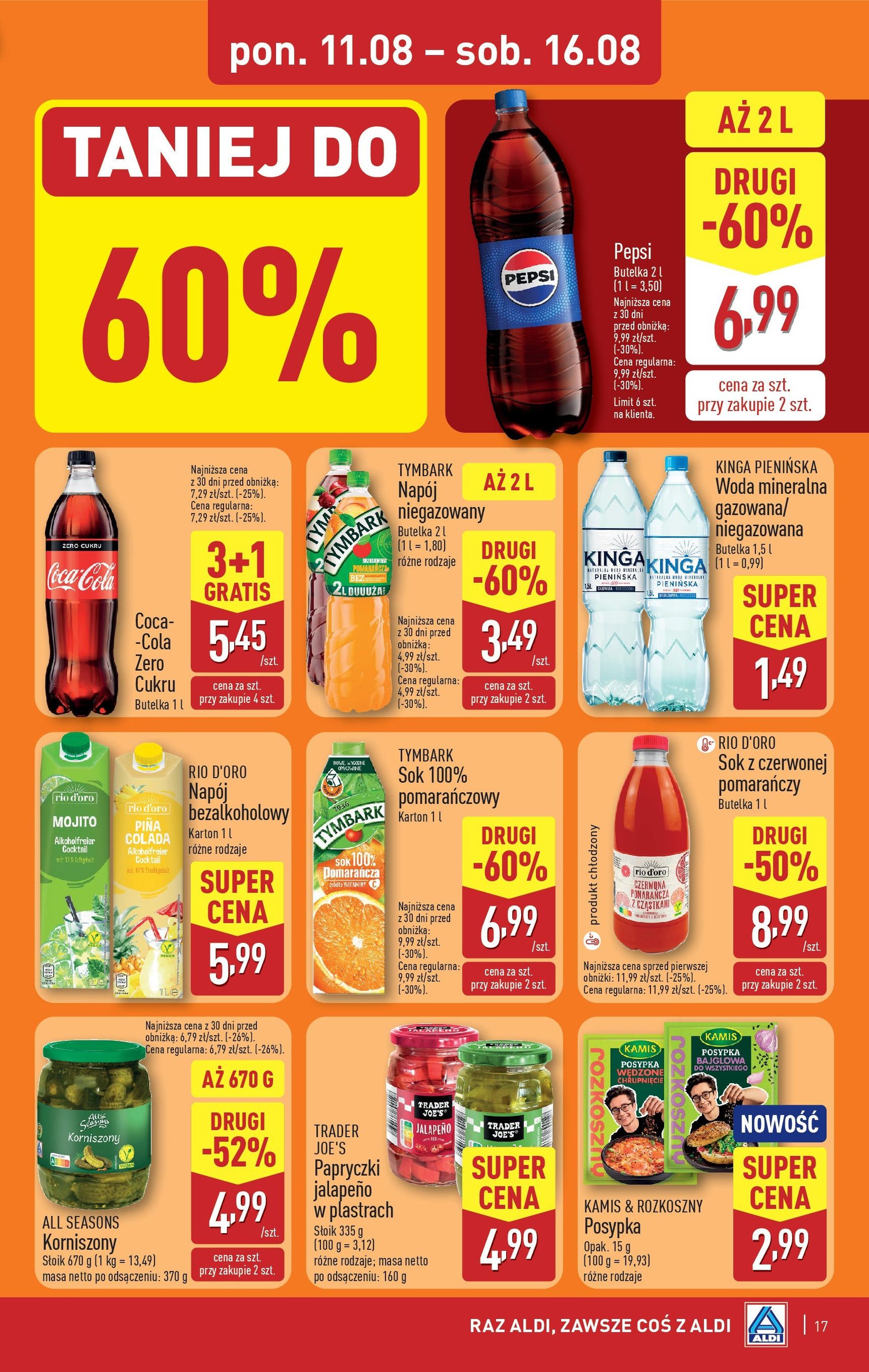 Aldi Gazetka - ważny gazetka od 11.08.2025 strona 17 z 40 Aldi Gazetka - ważny gazetka od 11.08.2025 strona 17 z 40