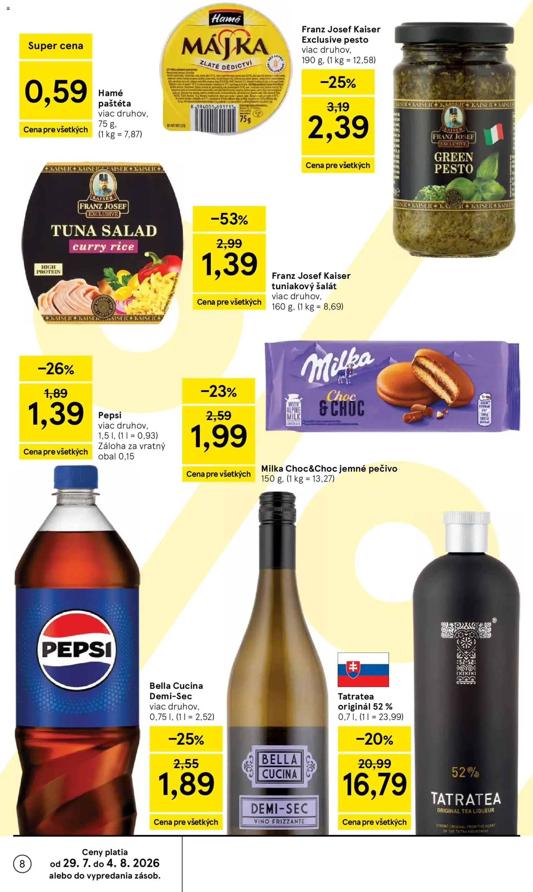 Tesco Hypermarket - leták - platný leták od 29.07.2026 strana 8 z 53
