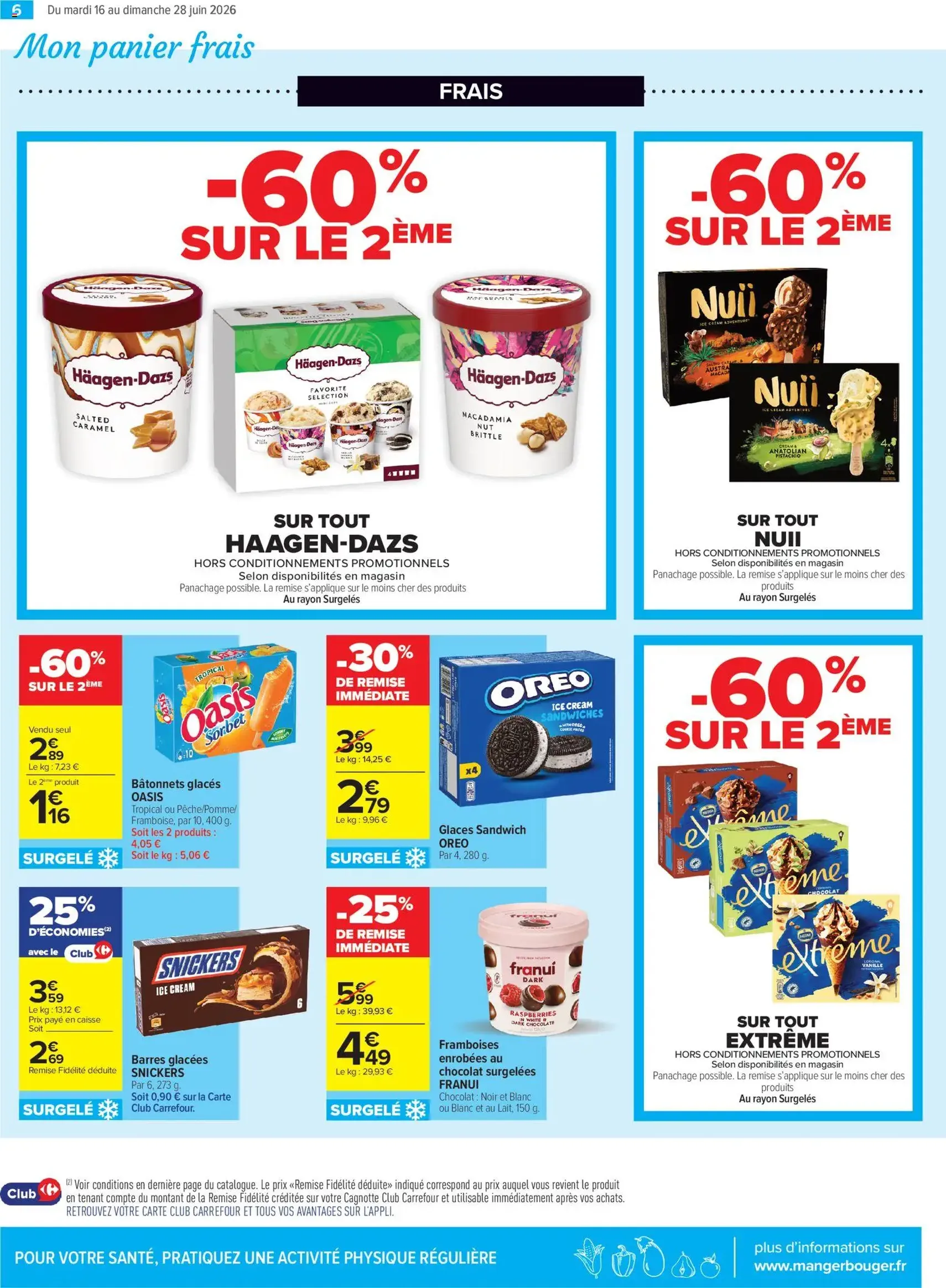 Carrefour contact Le mois des supporters - brochure valable à partir du 16/06/2026, page 6 sur 20