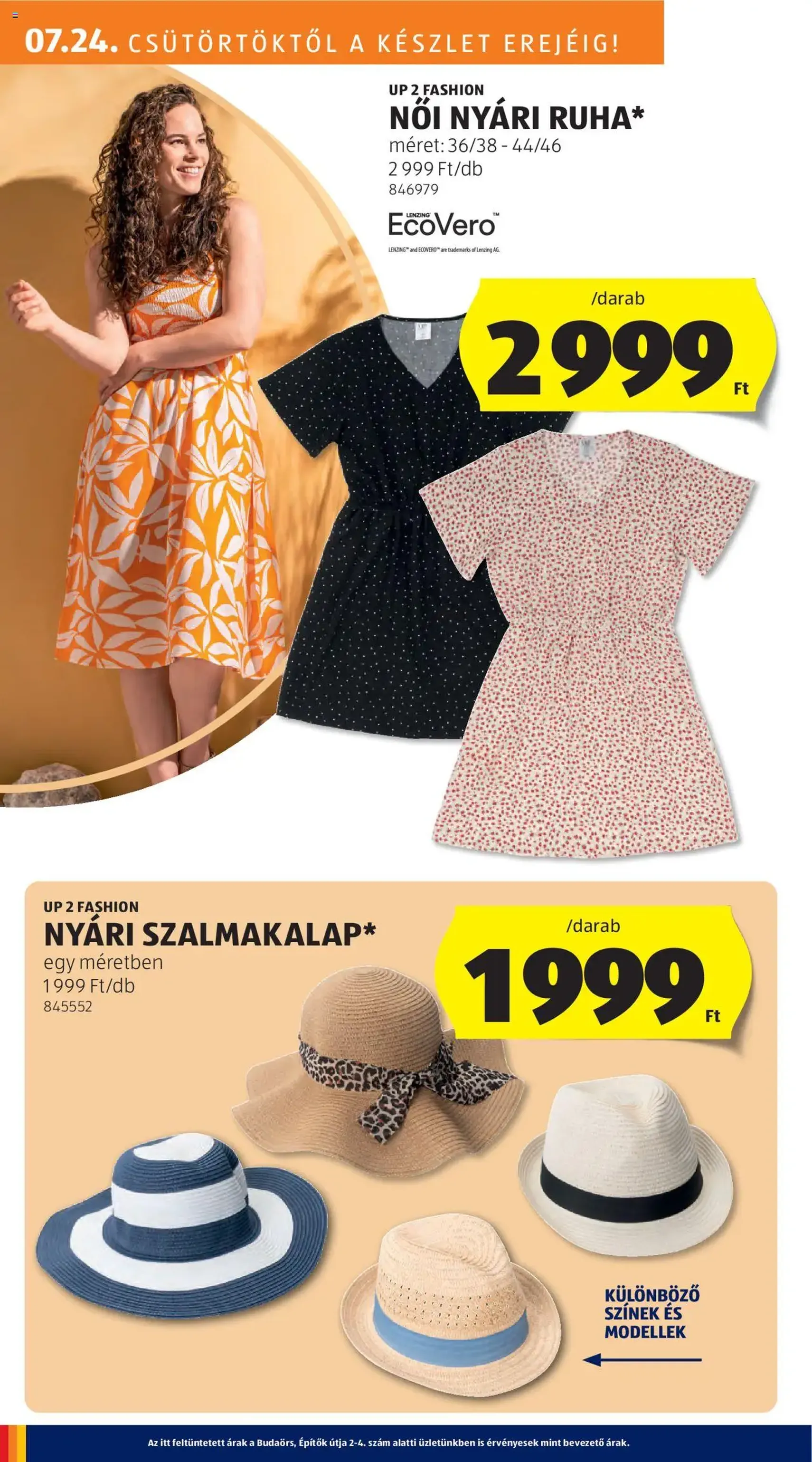 Aldi Akciós újság - 2025.07.24. érvényes szórólap 6 oldal 50 oldalból Aldi Akciós újság - 2025.07.24. érvényes szórólap 6 oldal 50 oldalból