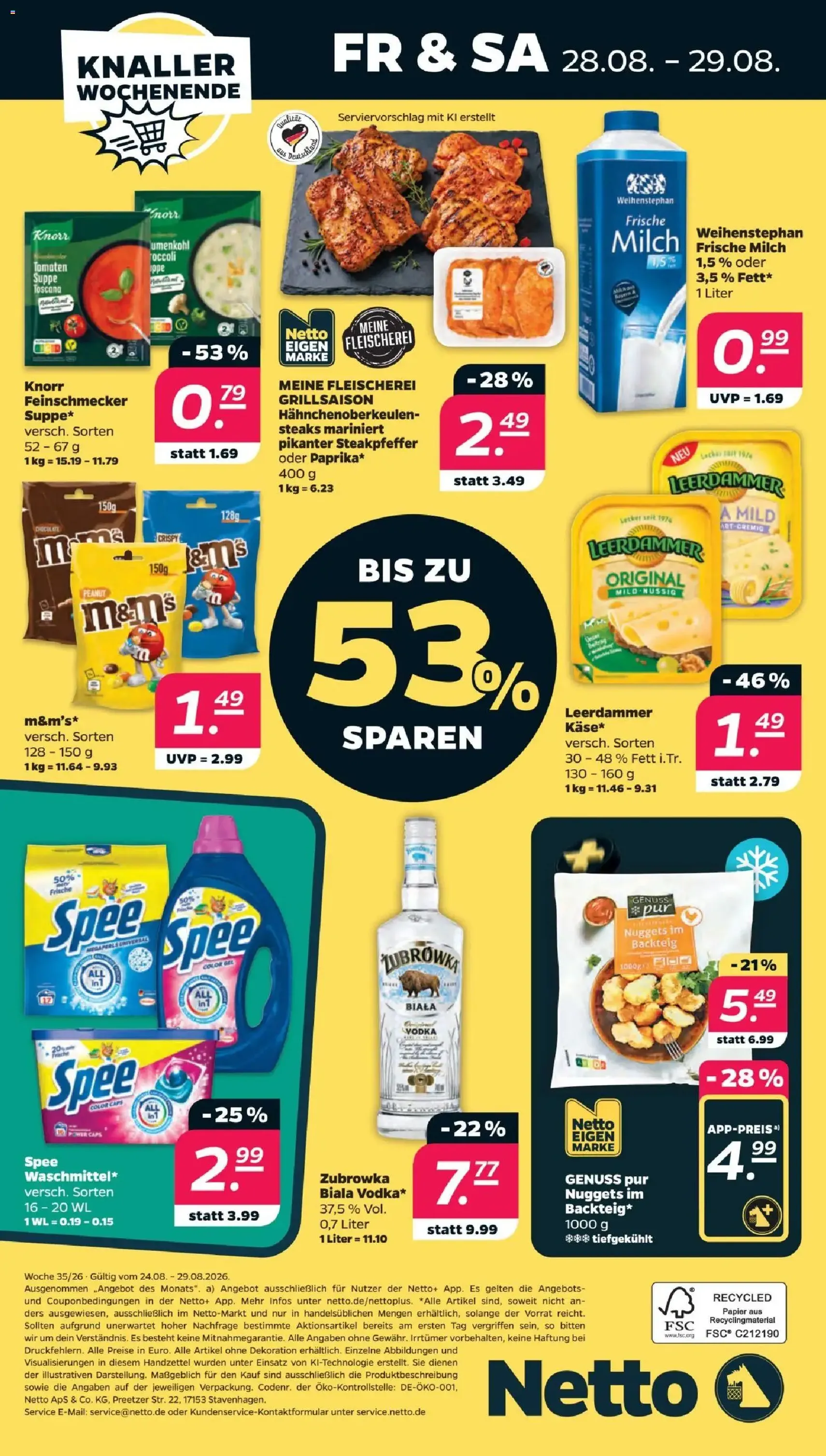 Netto Prospekt - Gültiger Prospekt ab 23.08.2026, Seite 32 von insgesamt 33