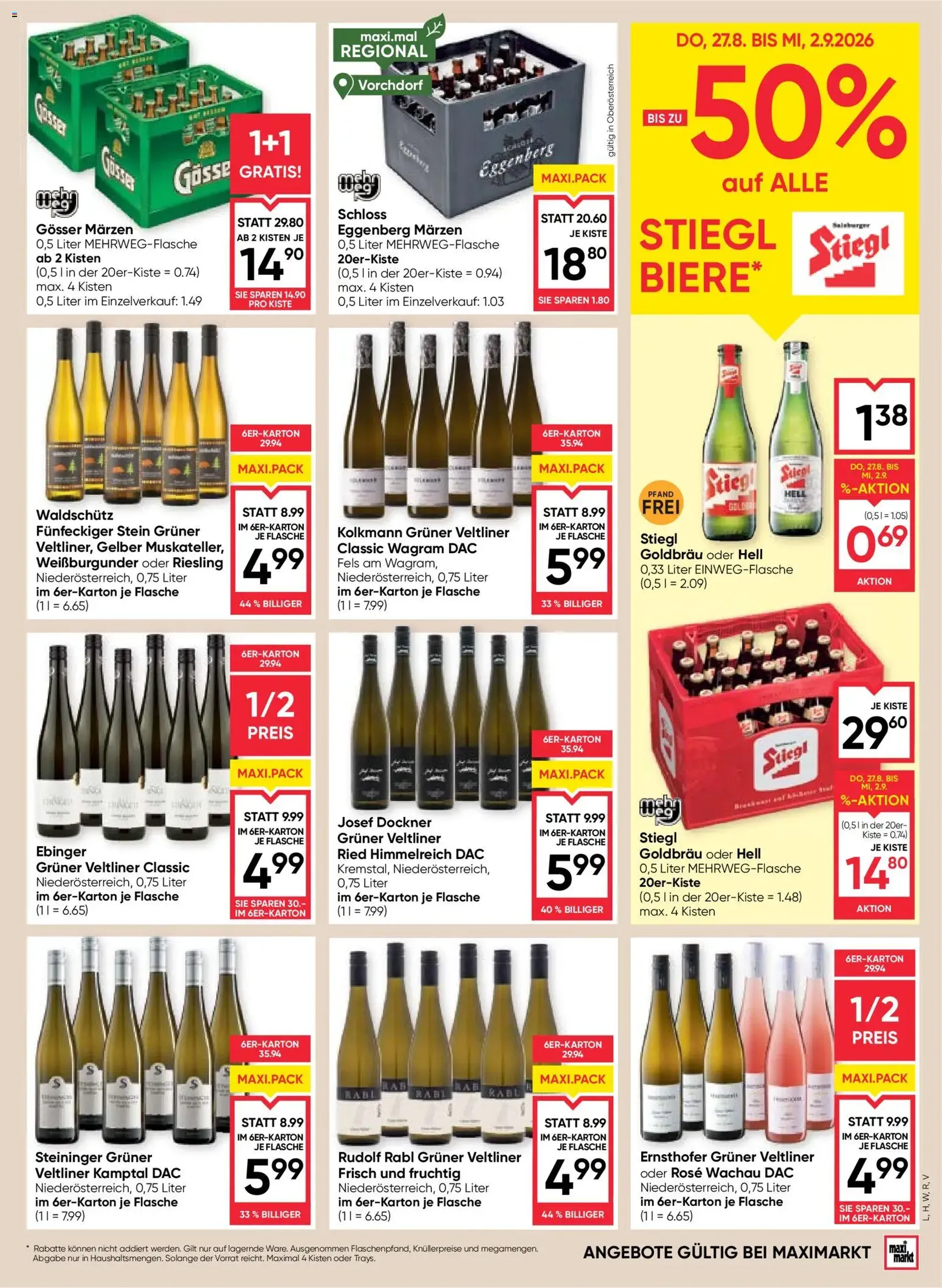 Maximarkt Flugblatt - Gültiger Prospekt ab 27.08.2026, Seite 13 von insgesamt 24