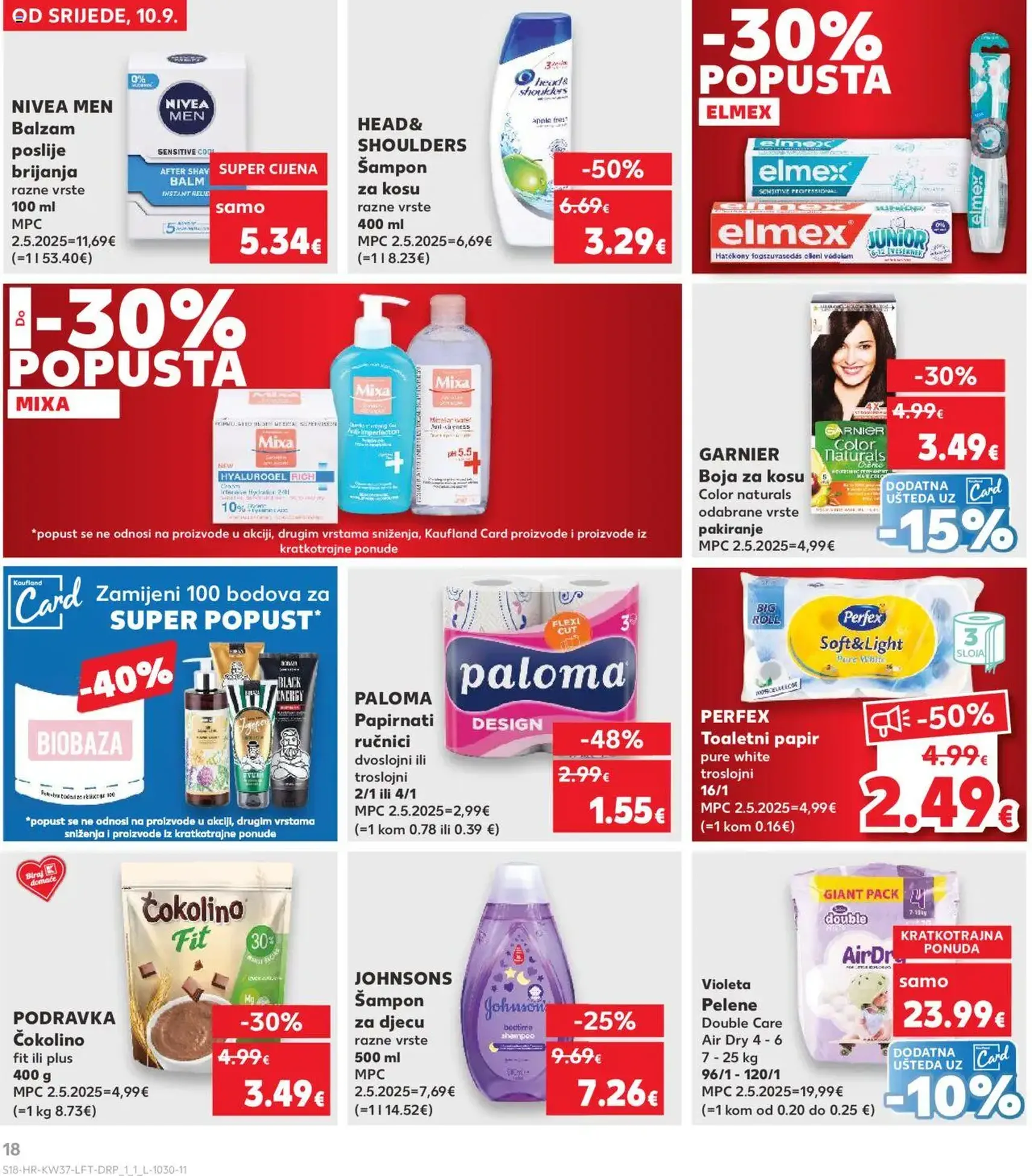 Kaufland HR - Osijek - 2025.09.10. érvényes szórólap 18 oldal 40 oldalból
