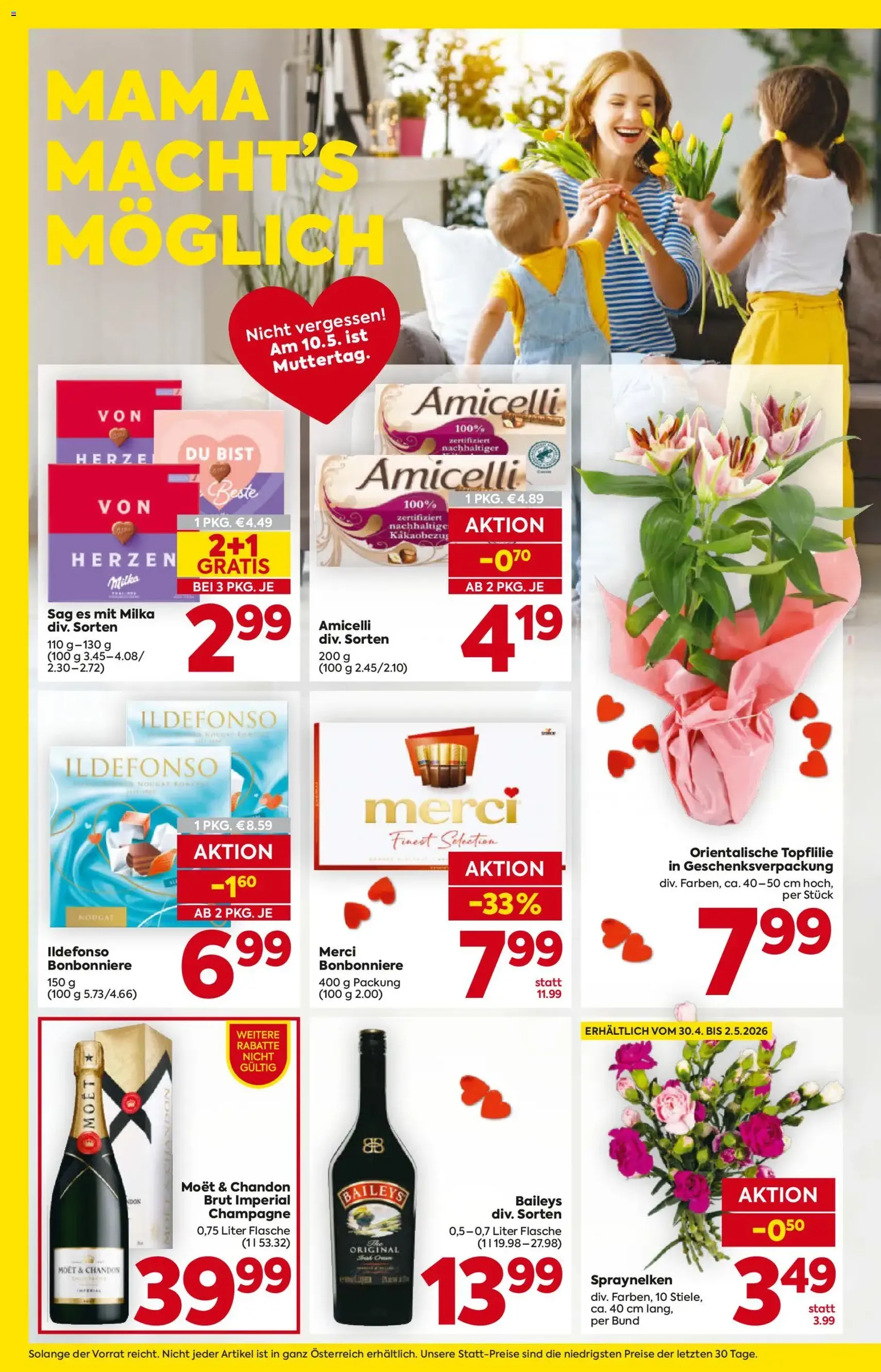 Billa - Flugblatt - Gültiger Prospekt ab 30.04.2026, Seite 4 von insgesamt 16