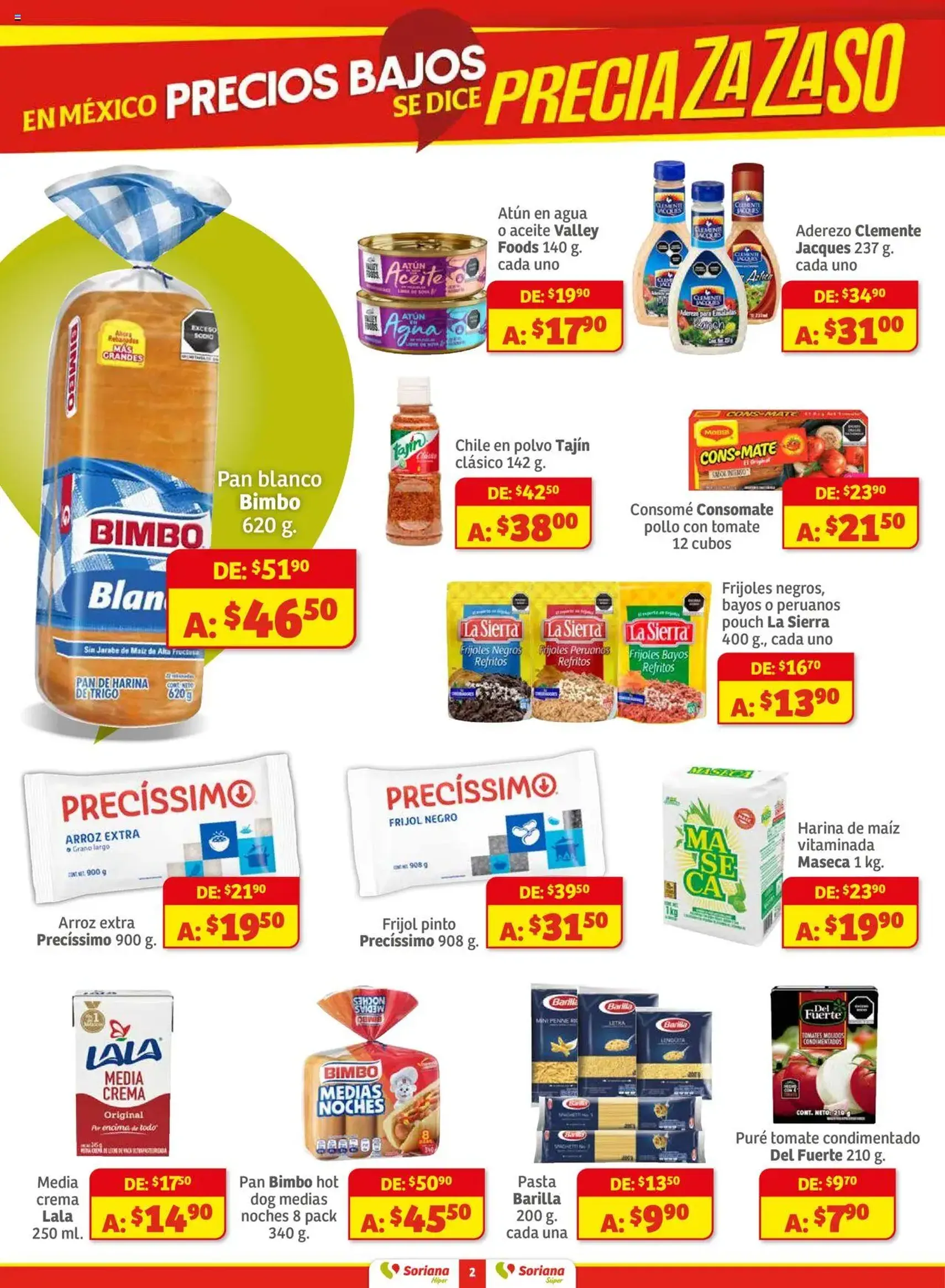 Soriana - Preciazazaso Híper: Ags, Col, Gto, Jal, Mich - folleto válido desde 01/08/2025 página 2 de 8