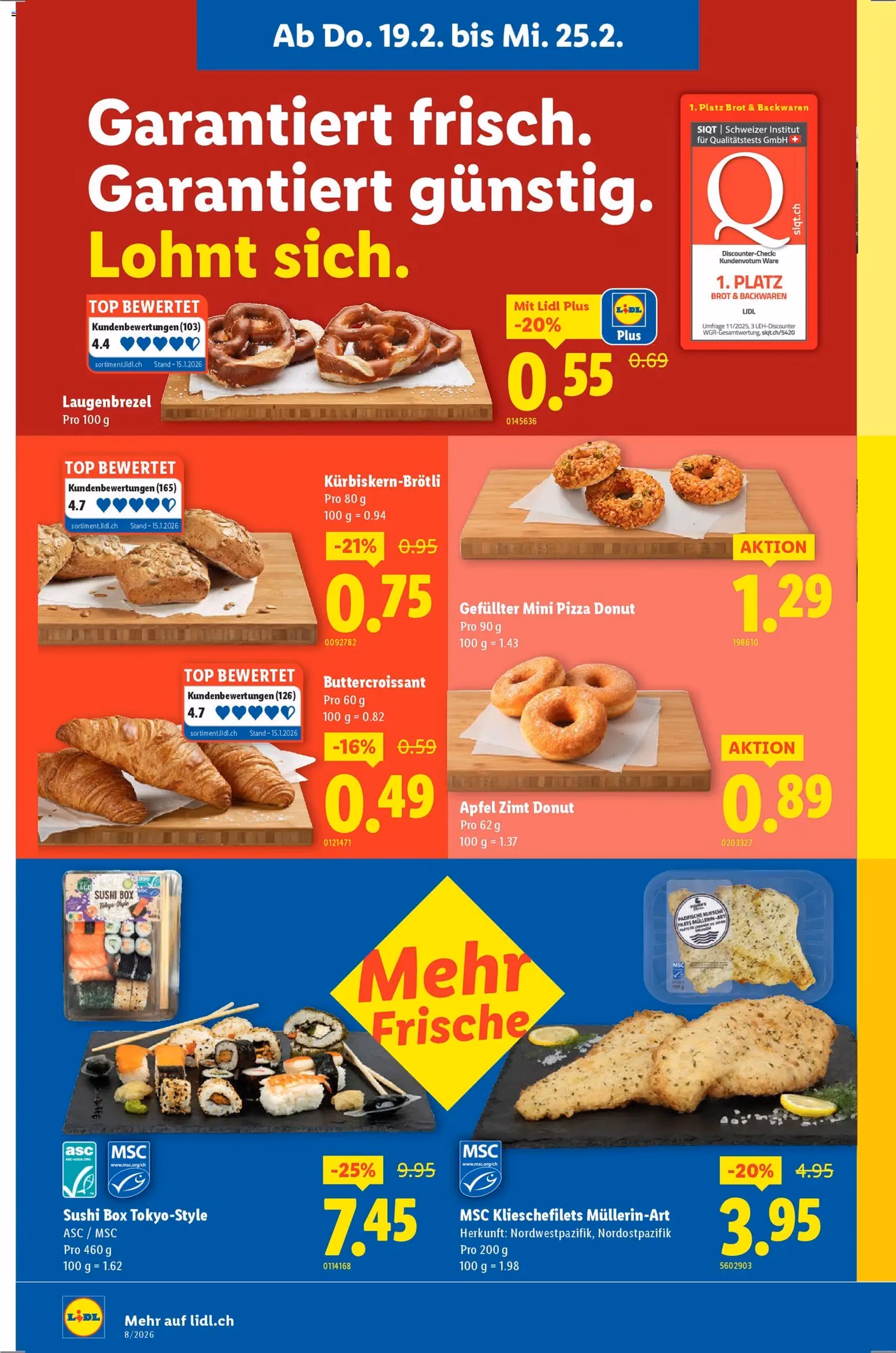 Lidl Aktionen - Gültiger Prospekt ab 19.02.2026, Seite 8 von insgesamt 32