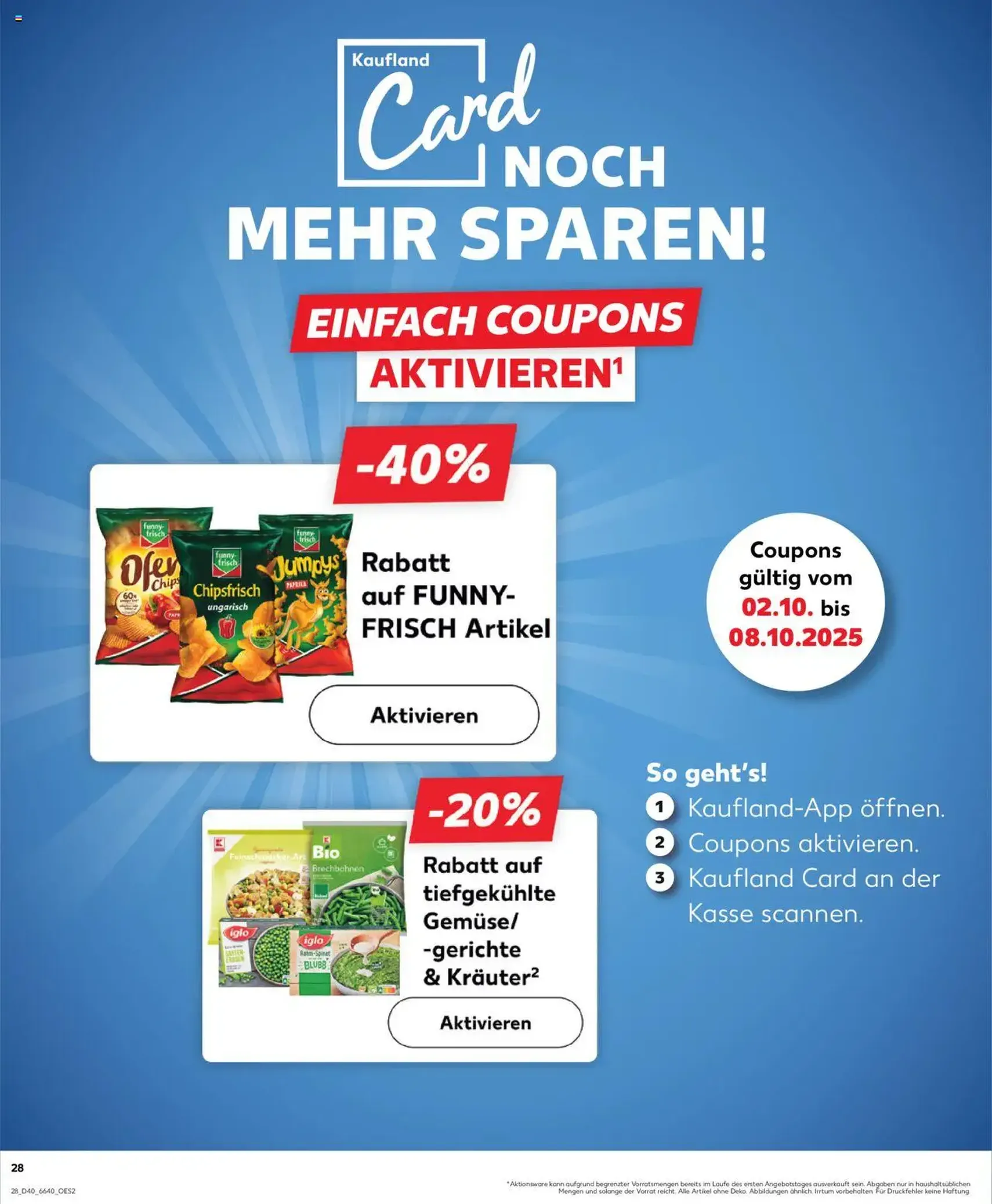 Kaufland Prospekt - Gültiger Prospekt ab 02.10.2025, Seite 28 von insgesamt 34