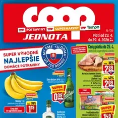 COOP Jednota leták - náhľad letáku platný od 23.04.2026