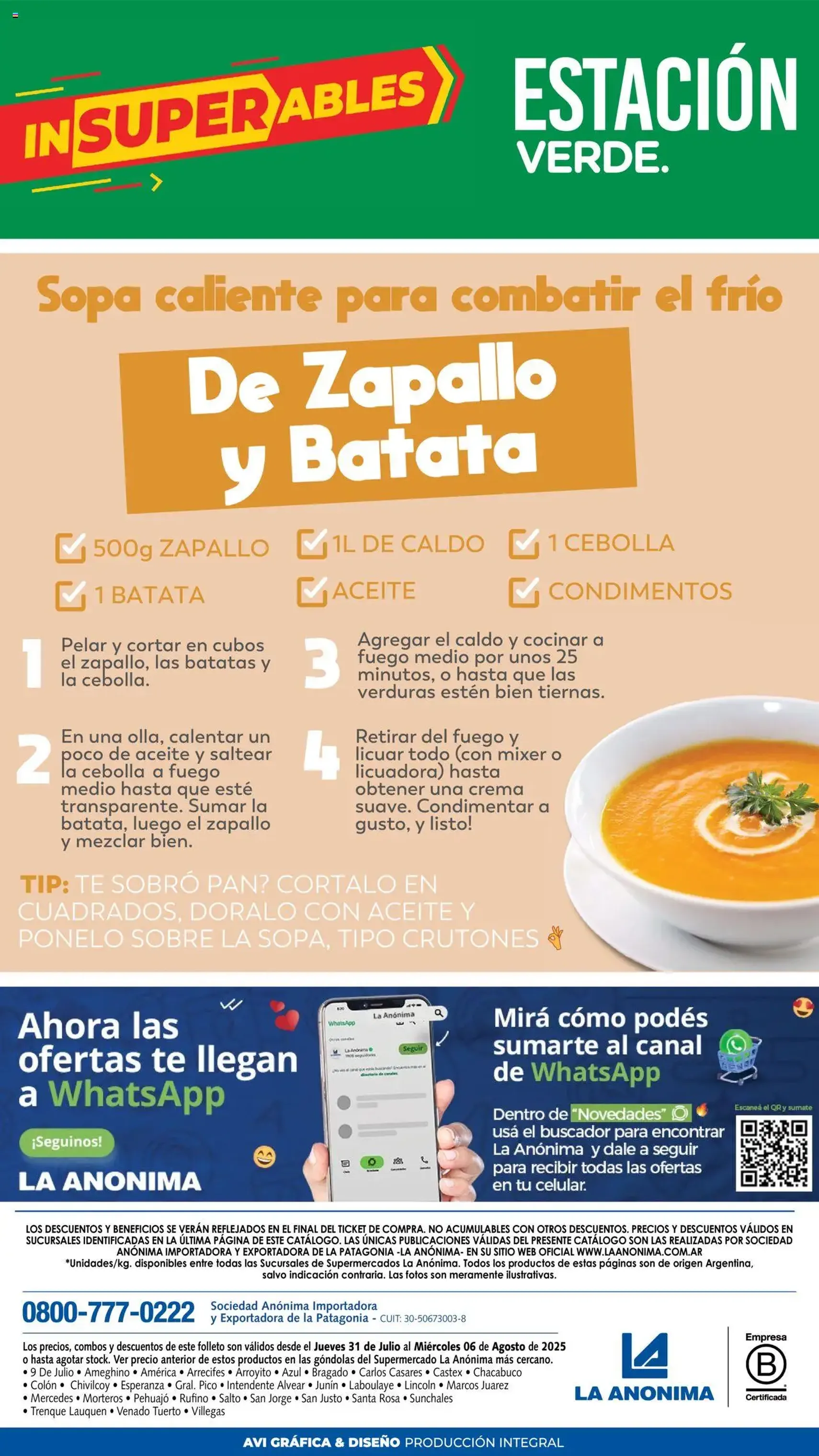La Anonima catálogo - folleto válido desde 31/07/2025 página 7 de 7 La Anonima catálogo - folleto válido desde 31/07/2025 página 7 de 7