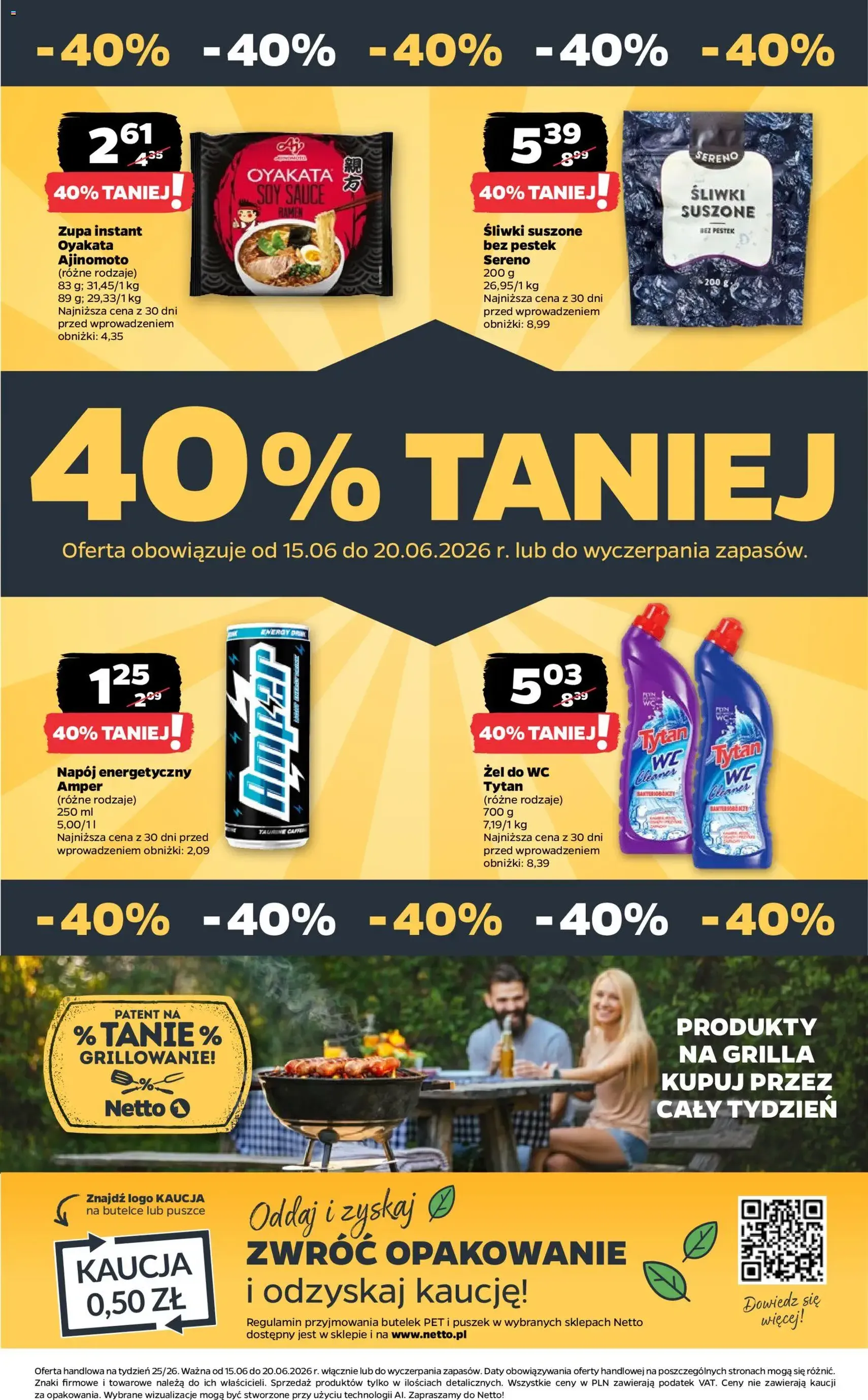 Netto gazetka od poniedziałku spożywcza - ważny gazetka od 15.06.2026 strona 34 z 35