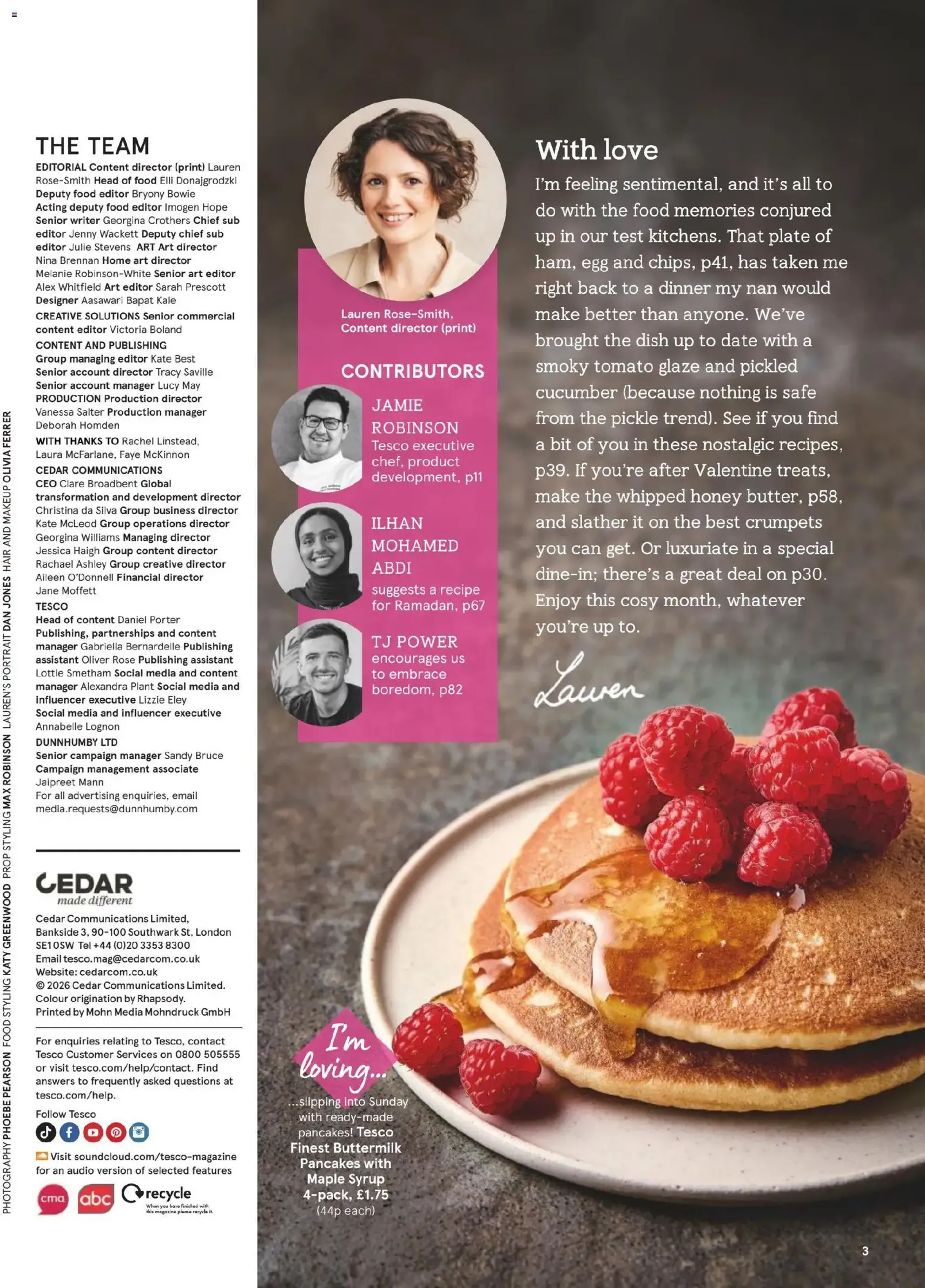 Tesco - Tesco Magazine February 2026 - valid flyer from 01/02/2026, page 3 of 100