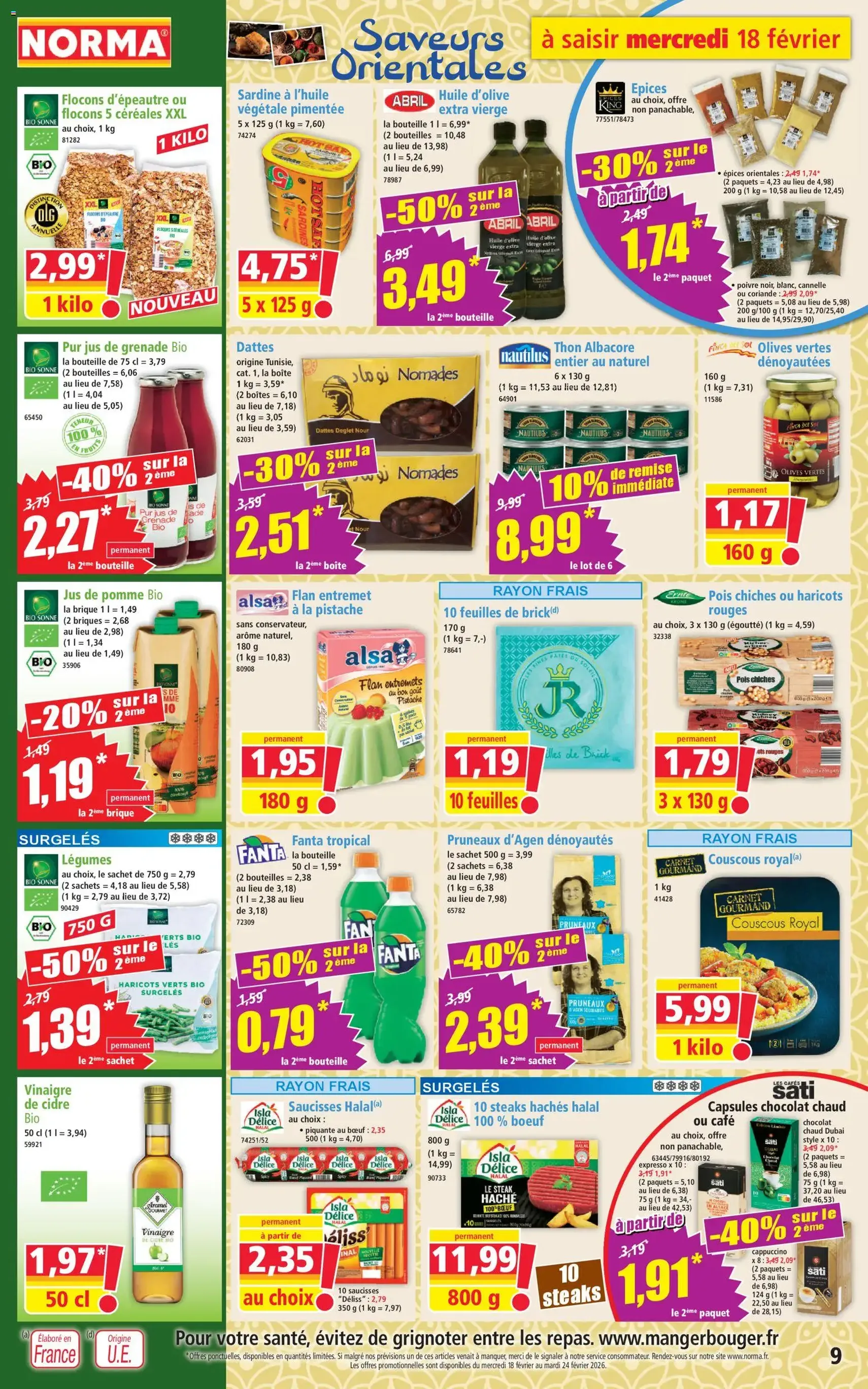 Norma catalogue - brochure valable à partir du 18/02/2026, page 9 sur 14