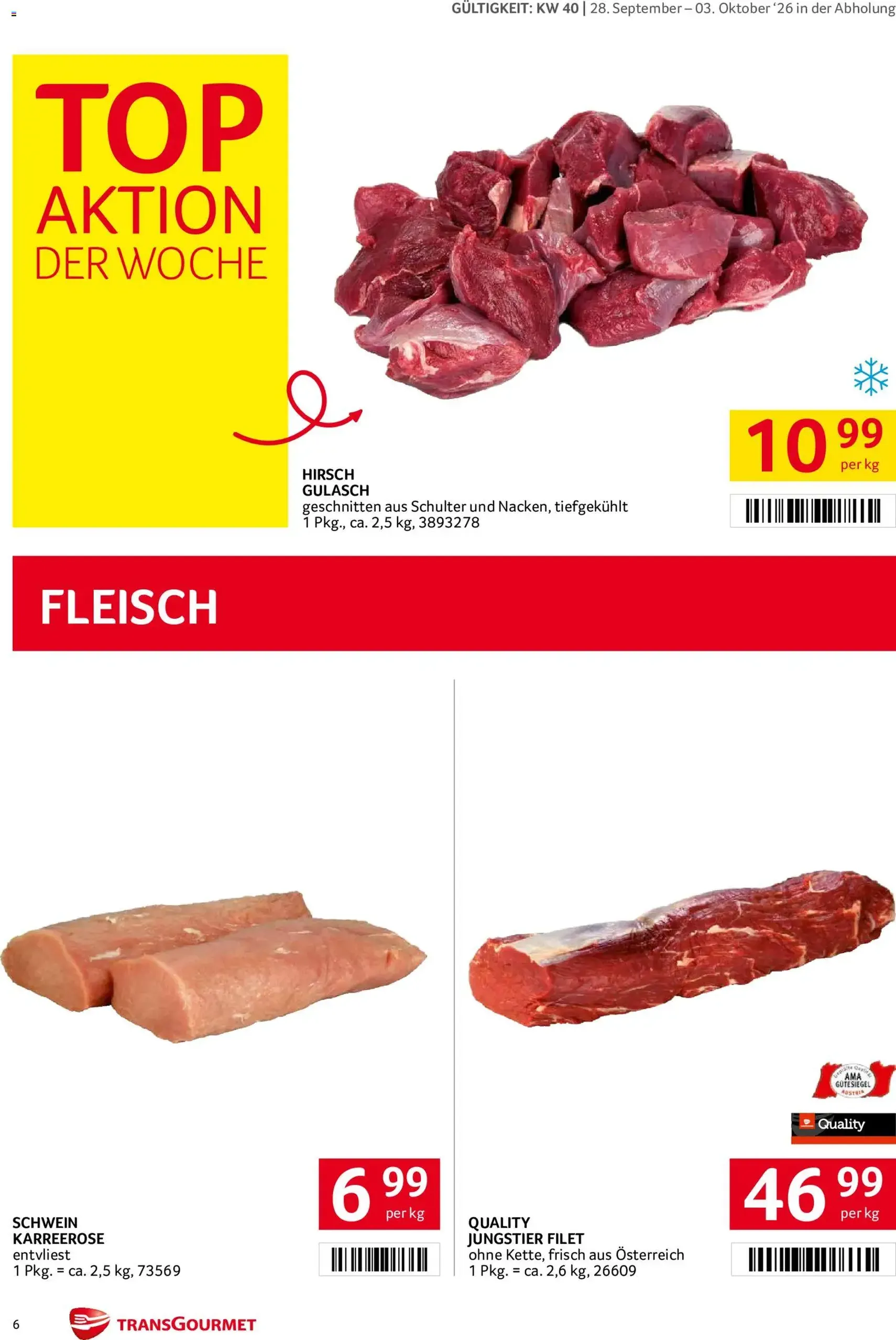 Transgourmet Flugblatt - Gültiger Prospekt ab 28.09.2026, Seite 6 von insgesamt 28