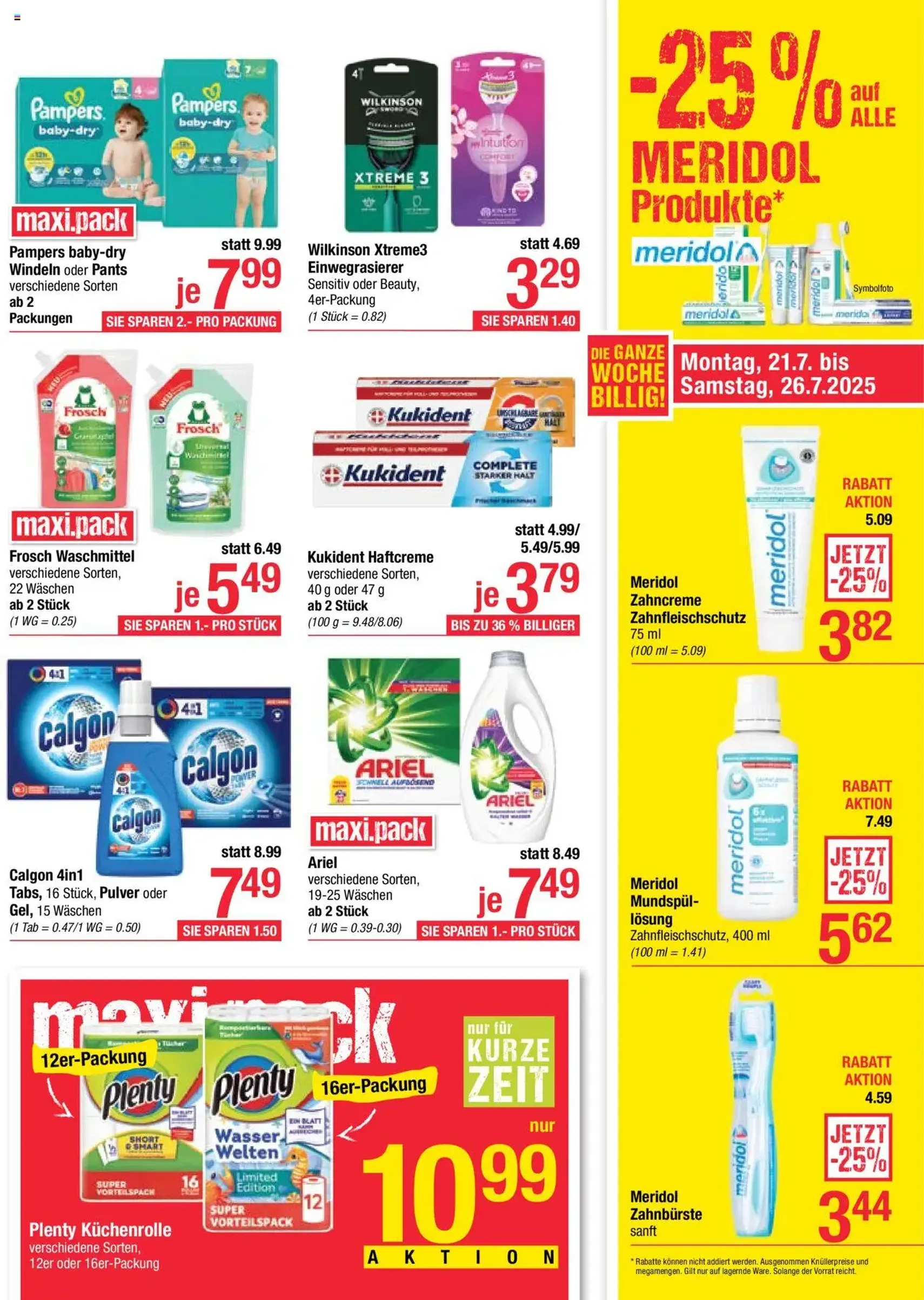 Maximarkt Flugblatt - Gültiger Prospekt ab 21.07.2025, Seite 13 von insgesamt 20 Maximarkt Flugblatt - Gültiger Prospekt ab 21.07.2025, Seite 13 von insgesamt 20