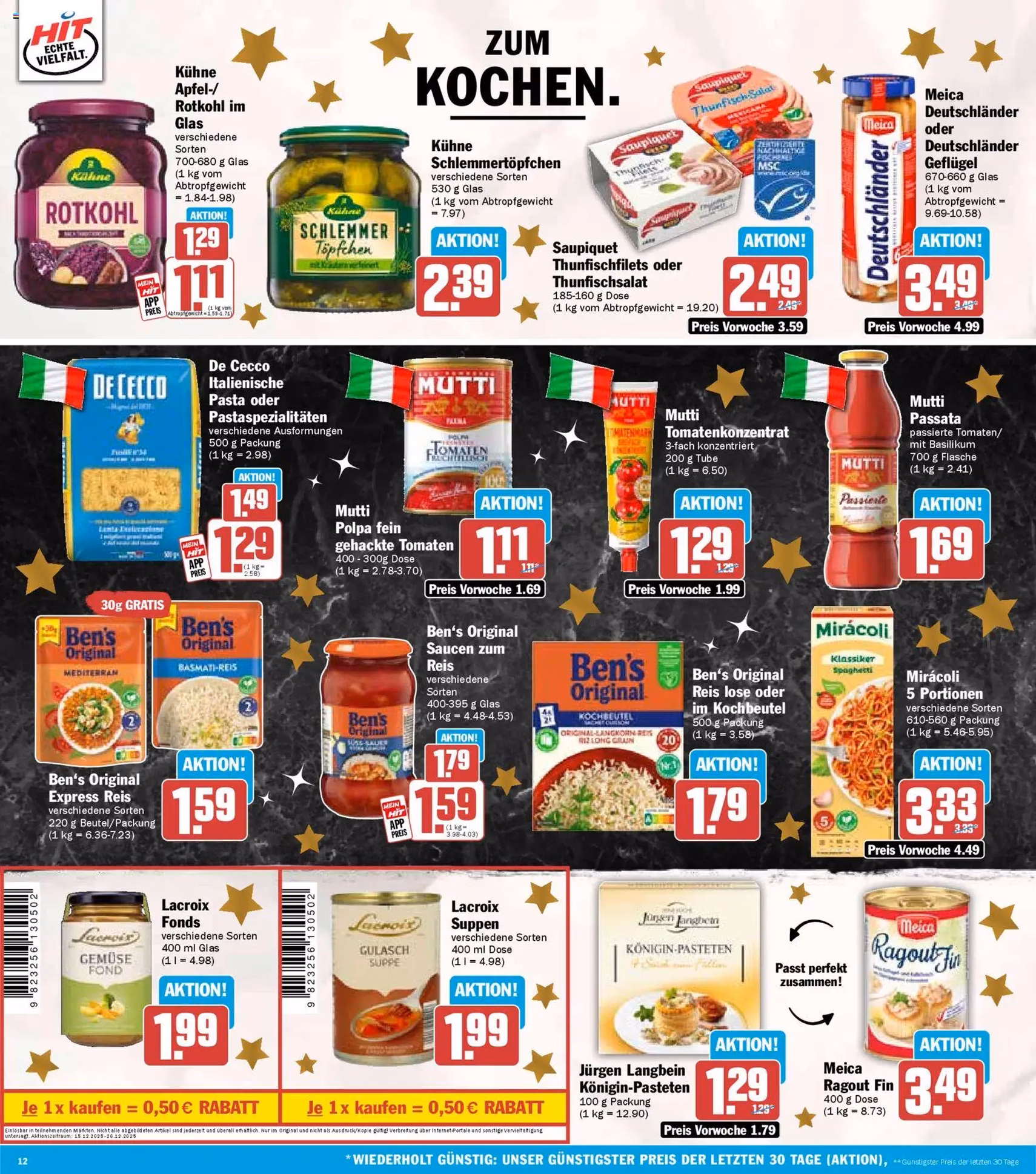 HIT Prospekt - Gültiger Prospekt ab 15.12.2025, Seite 12 von insgesamt 23