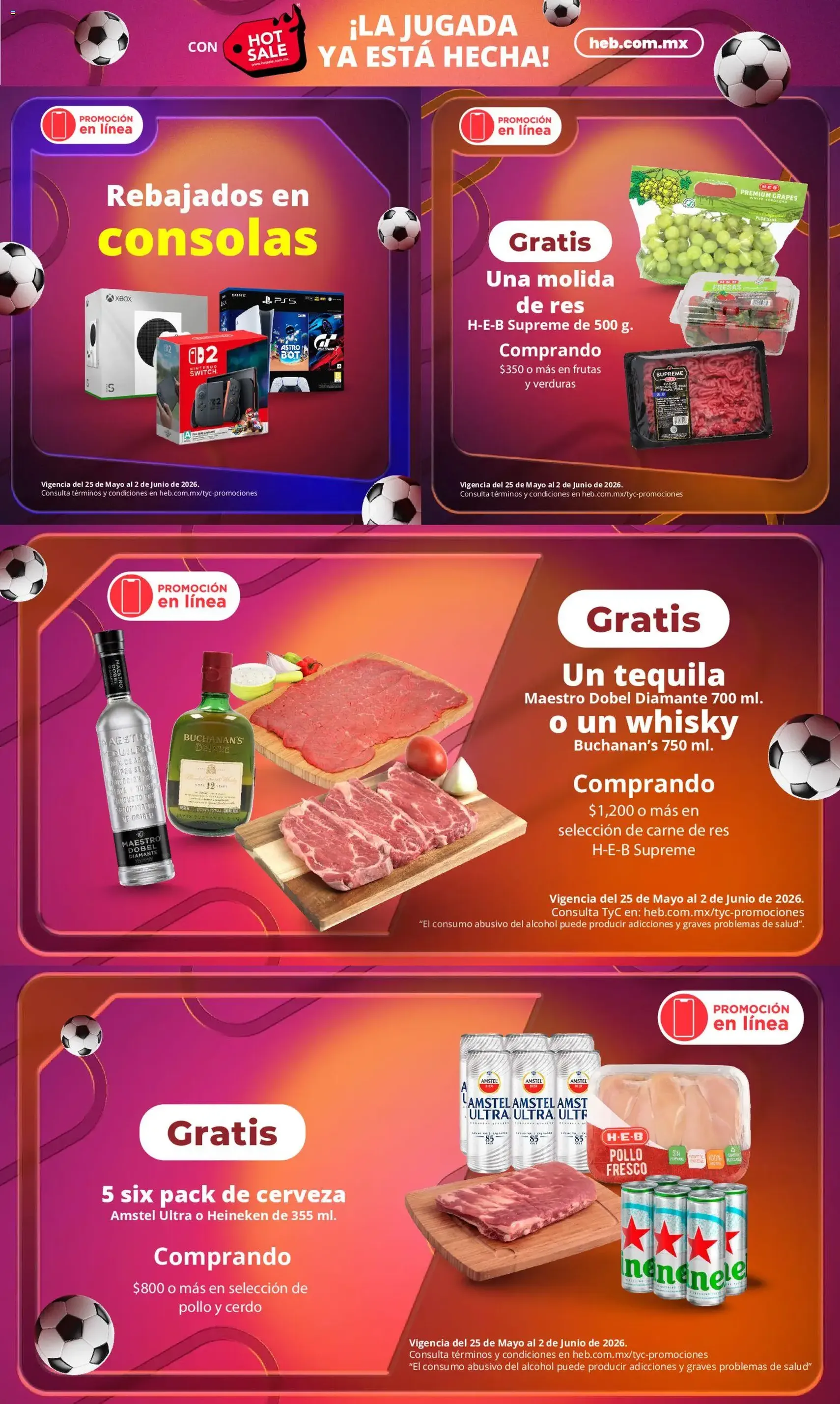 H-E-B Hot Sale - folleto válido desde 25/05/2026 página 2 de 6
