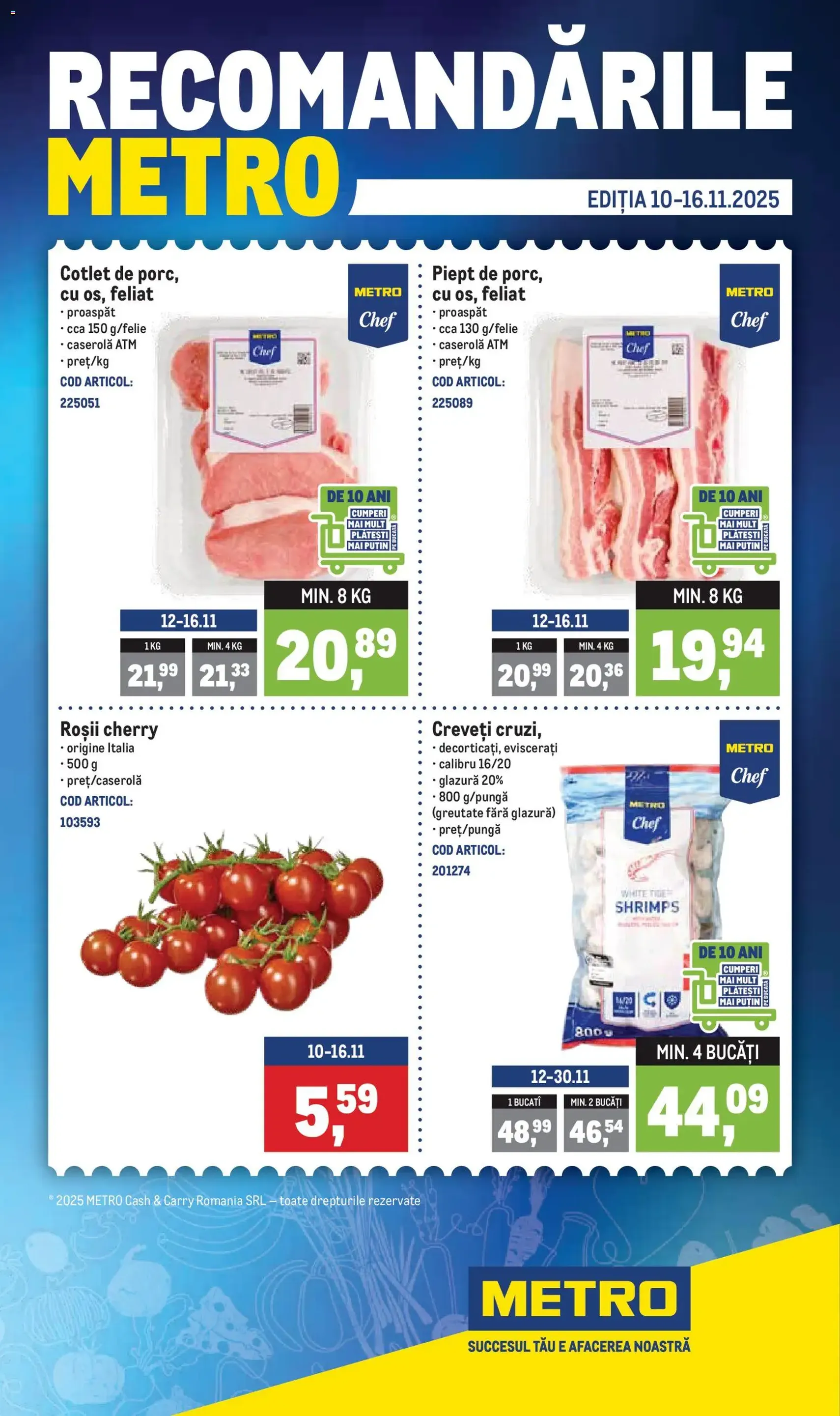 Catalog Metro - cataloage valabile începând cu 10.11.2025 pagina 1 din 3