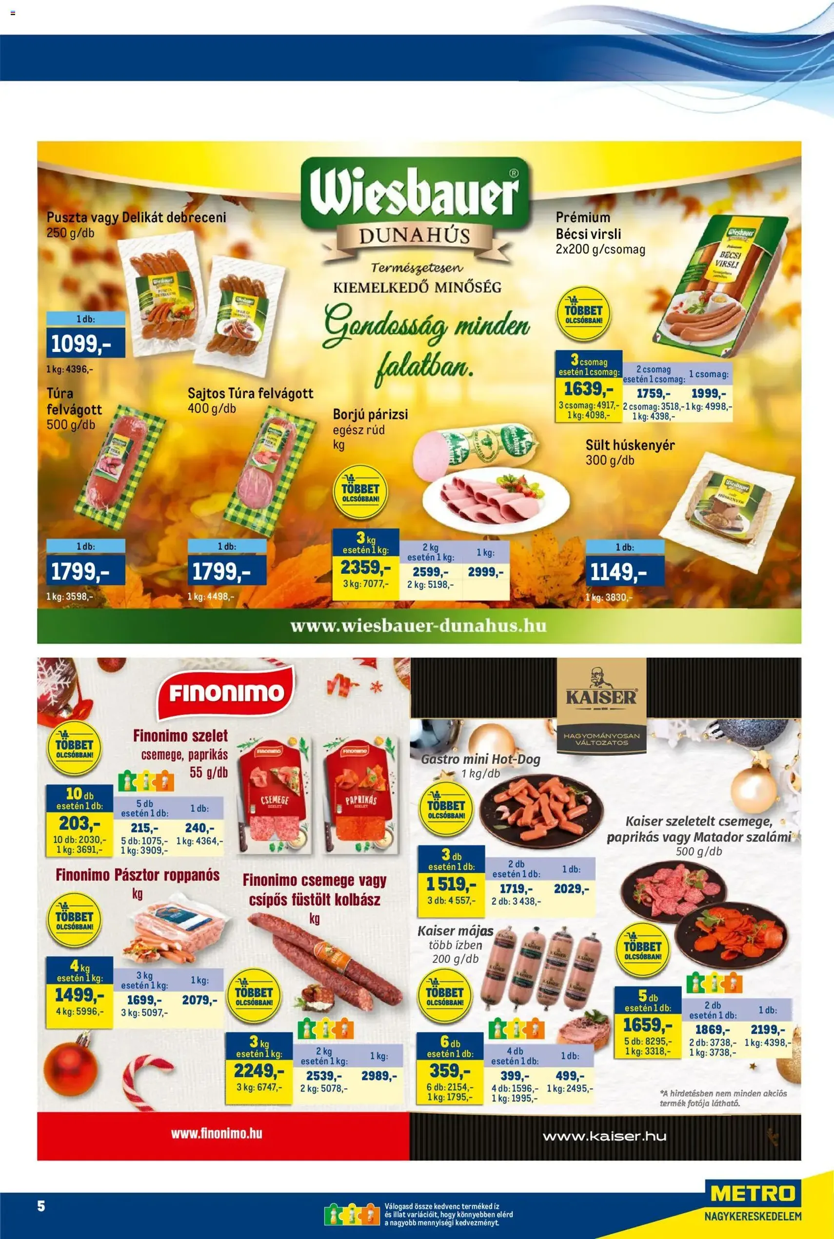 Metro Akciós újság - 2025.12.01. érvényes szórólap 5 oldal 40 oldalból