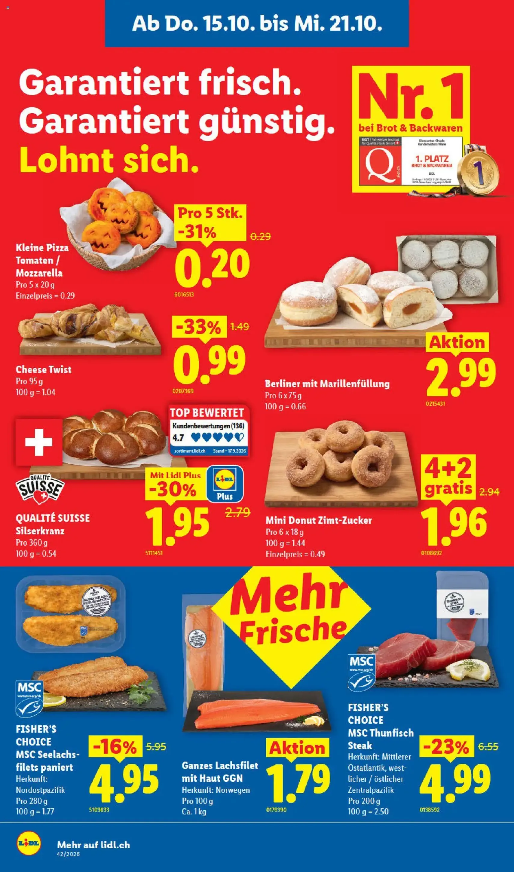 Lidl aktionen - Gültiger Prospekt ab 15.10.2026, Seite 6 von insgesamt 40