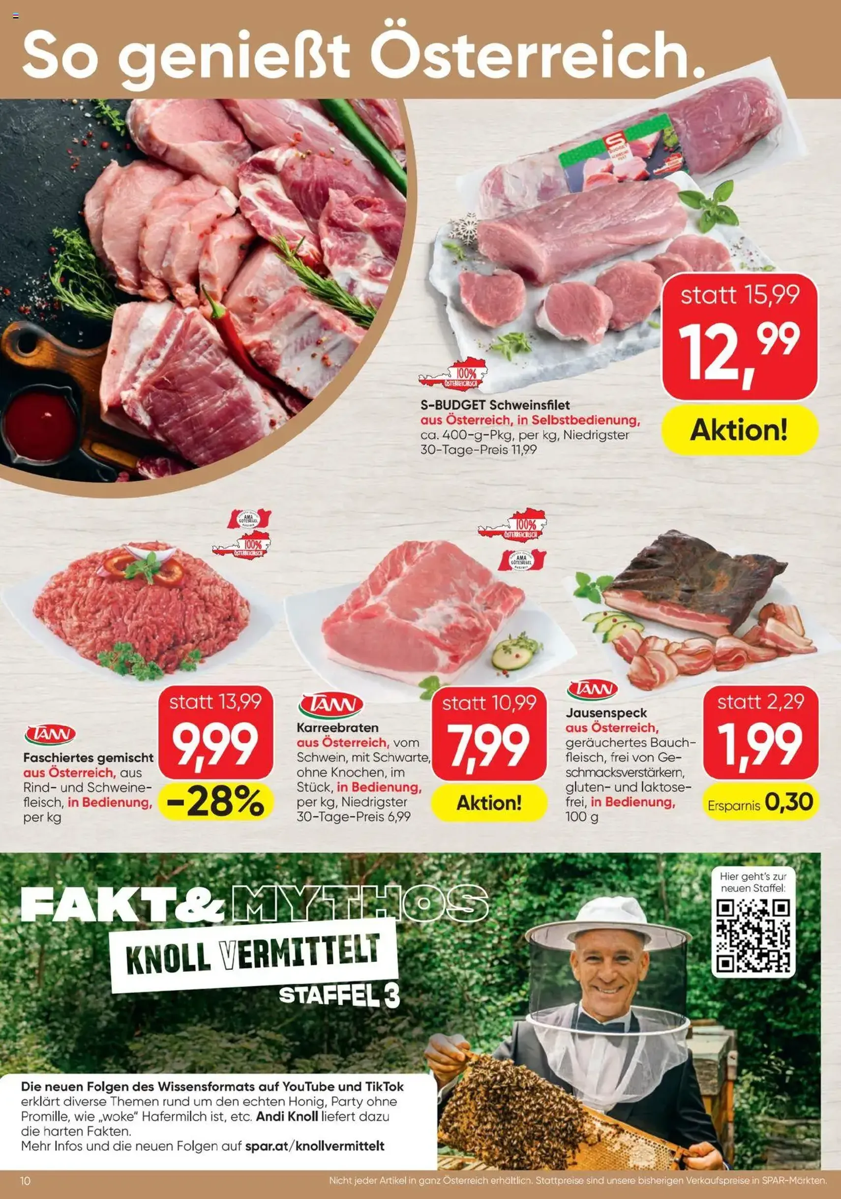 Spar Flugblatt - Gültiger Prospekt ab 25.09.2025, Seite 10 von insgesamt 24