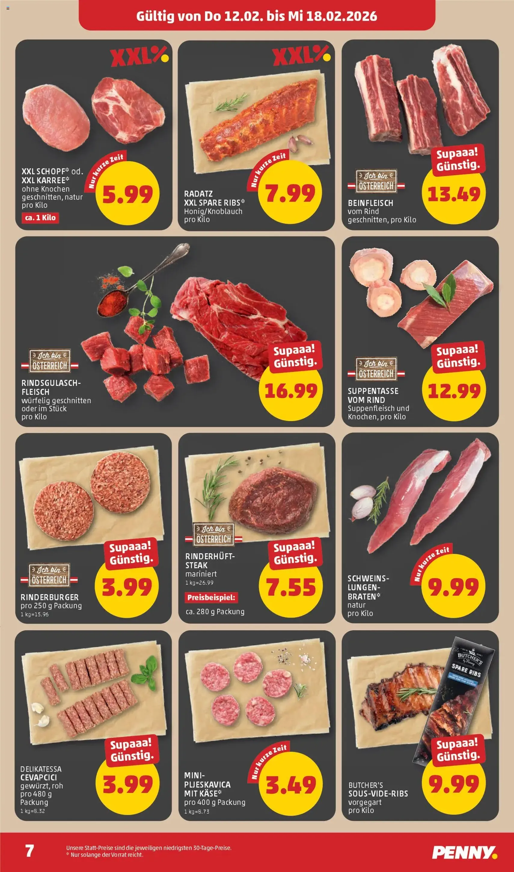 Penny Markt Flugblatt - Gültiger Prospekt ab 12.02.2026, Seite 7 von insgesamt 32