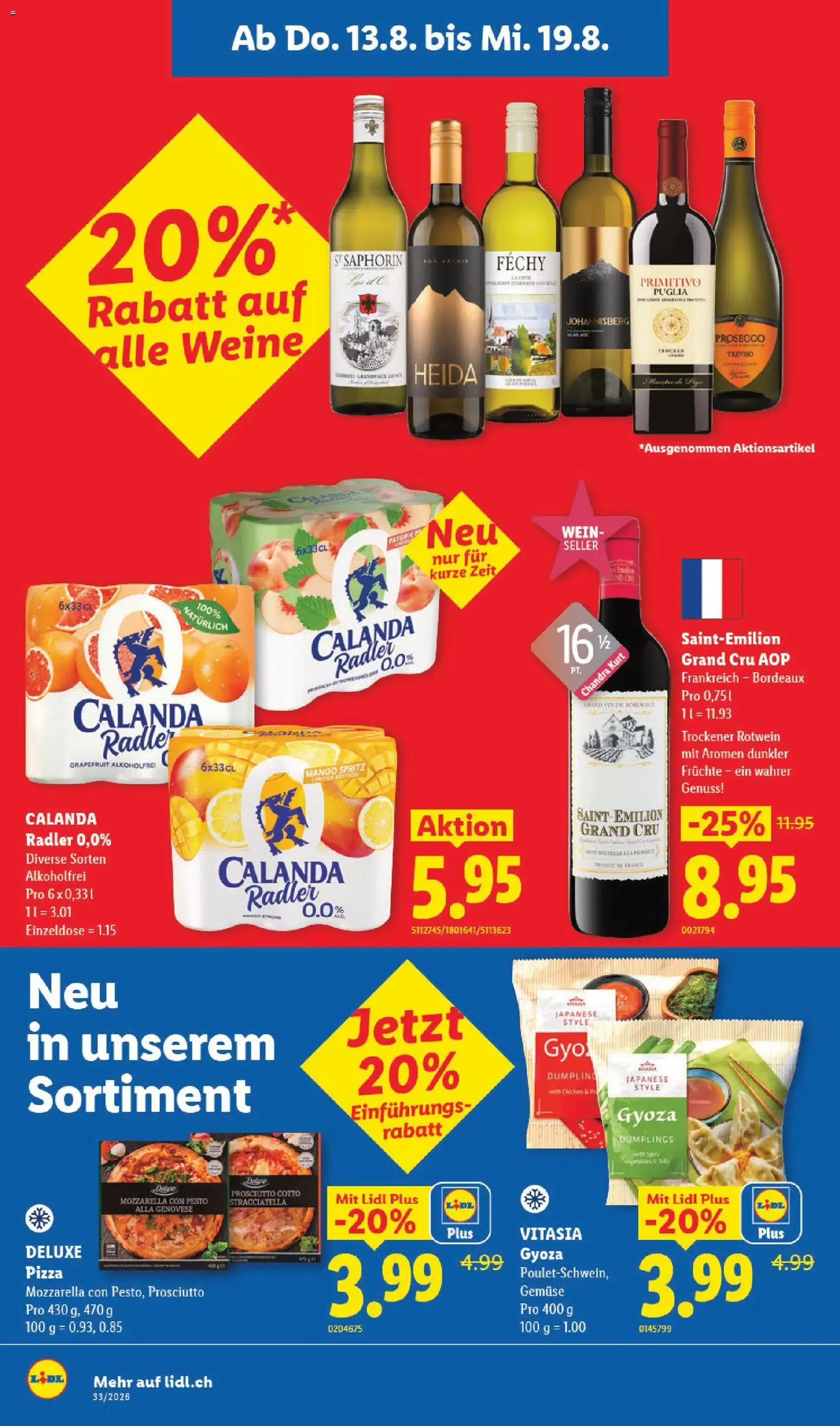 Lidl aktionen - Gültiger Prospekt ab 13.08.2026, Seite 14 von insgesamt 36