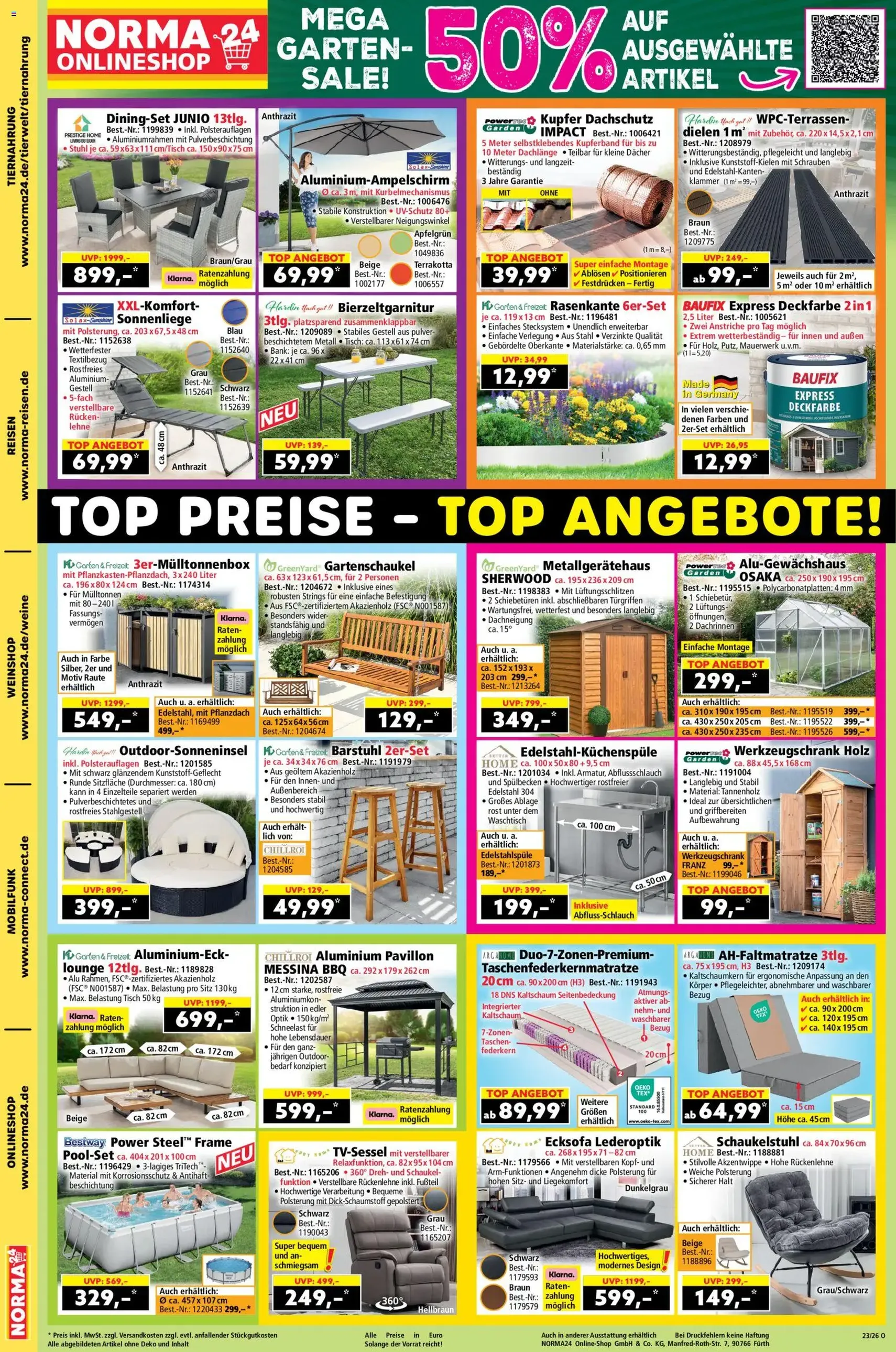 Norma Prospekt - Gültiger Prospekt ab 01.06.2026, Seite 21 von insgesamt 21