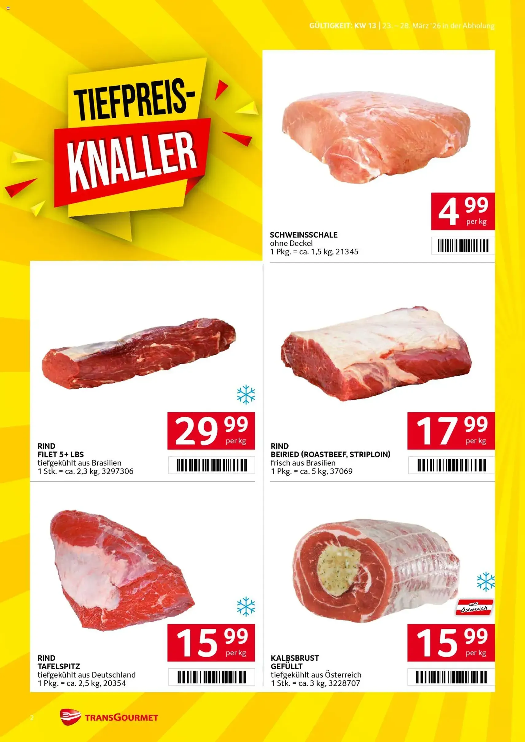 Transgourmet Flugblatt - Gültiger Prospekt ab 23.03.2026, Seite 2 von insgesamt 32